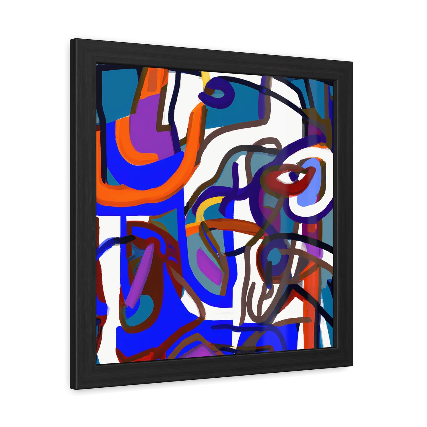 Fabstract 15 - on Framed Print