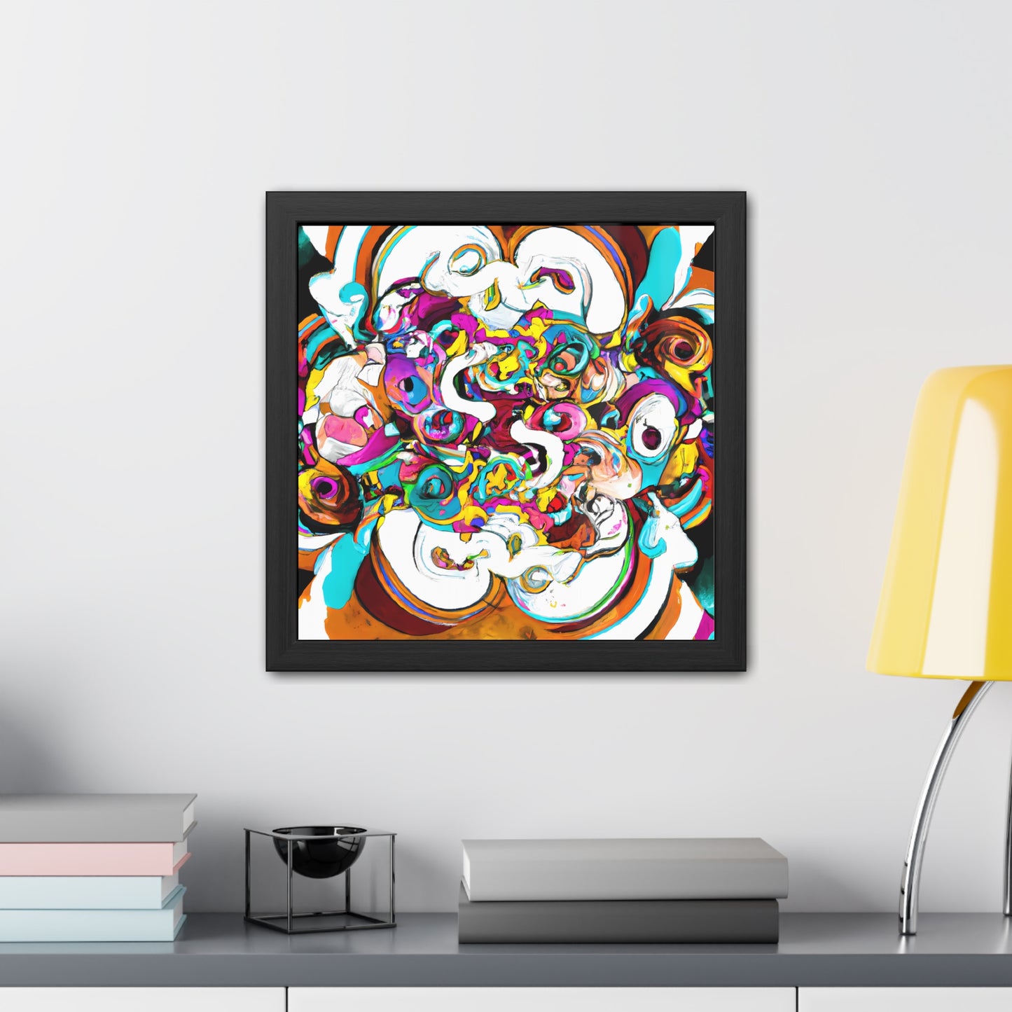 Fabstract 72 - on Framed Print