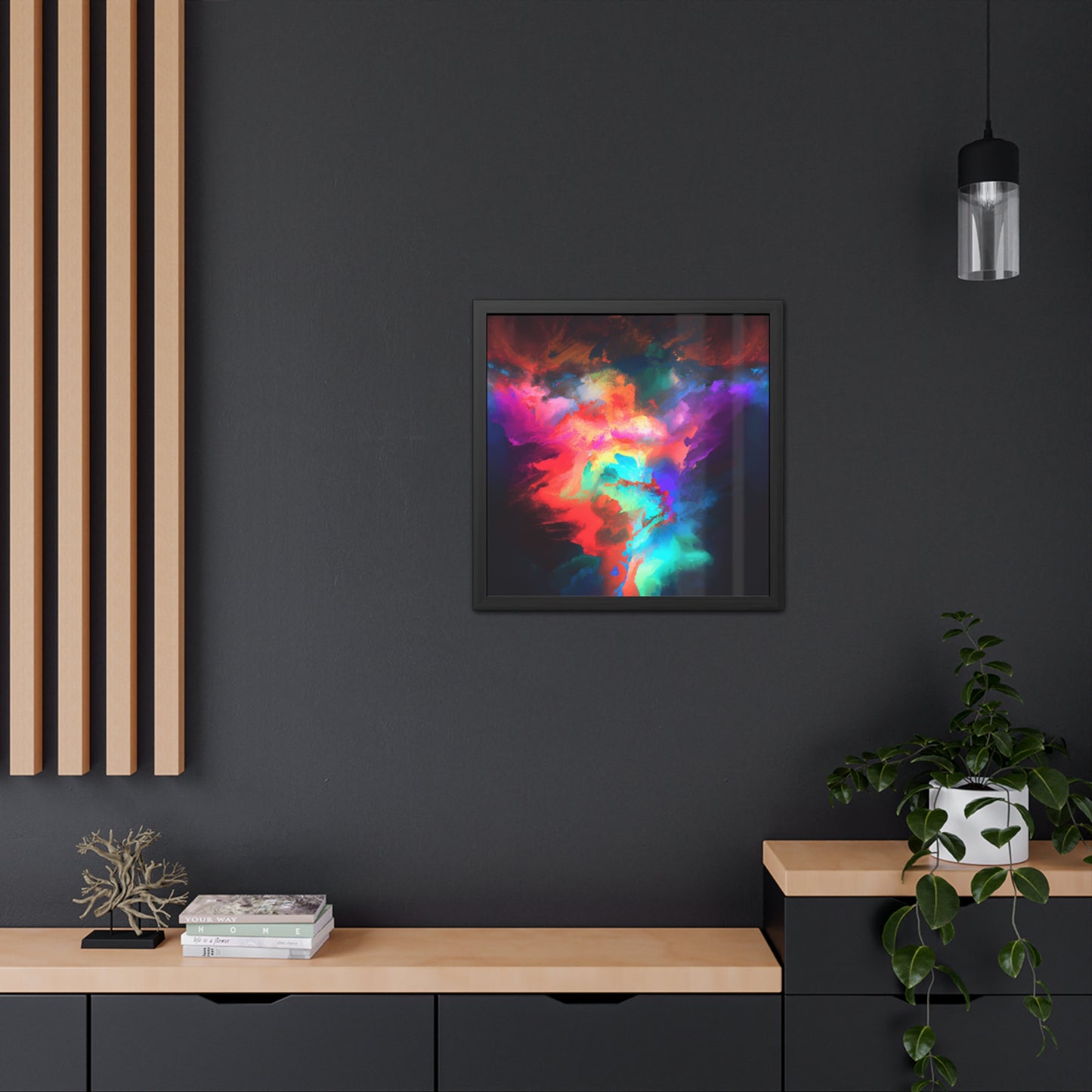 Quantum Euphoria 18 - on Framed Print