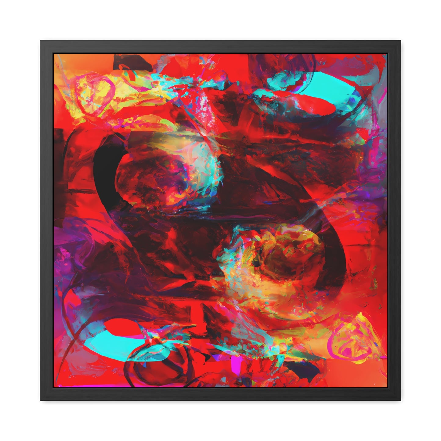 Fabstract 117 - on Framed Print