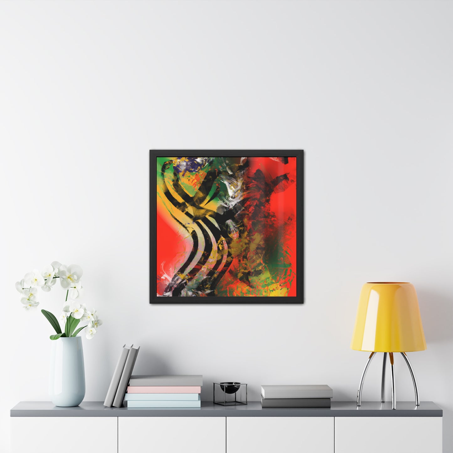 Fabstract 92 - on Framed Print