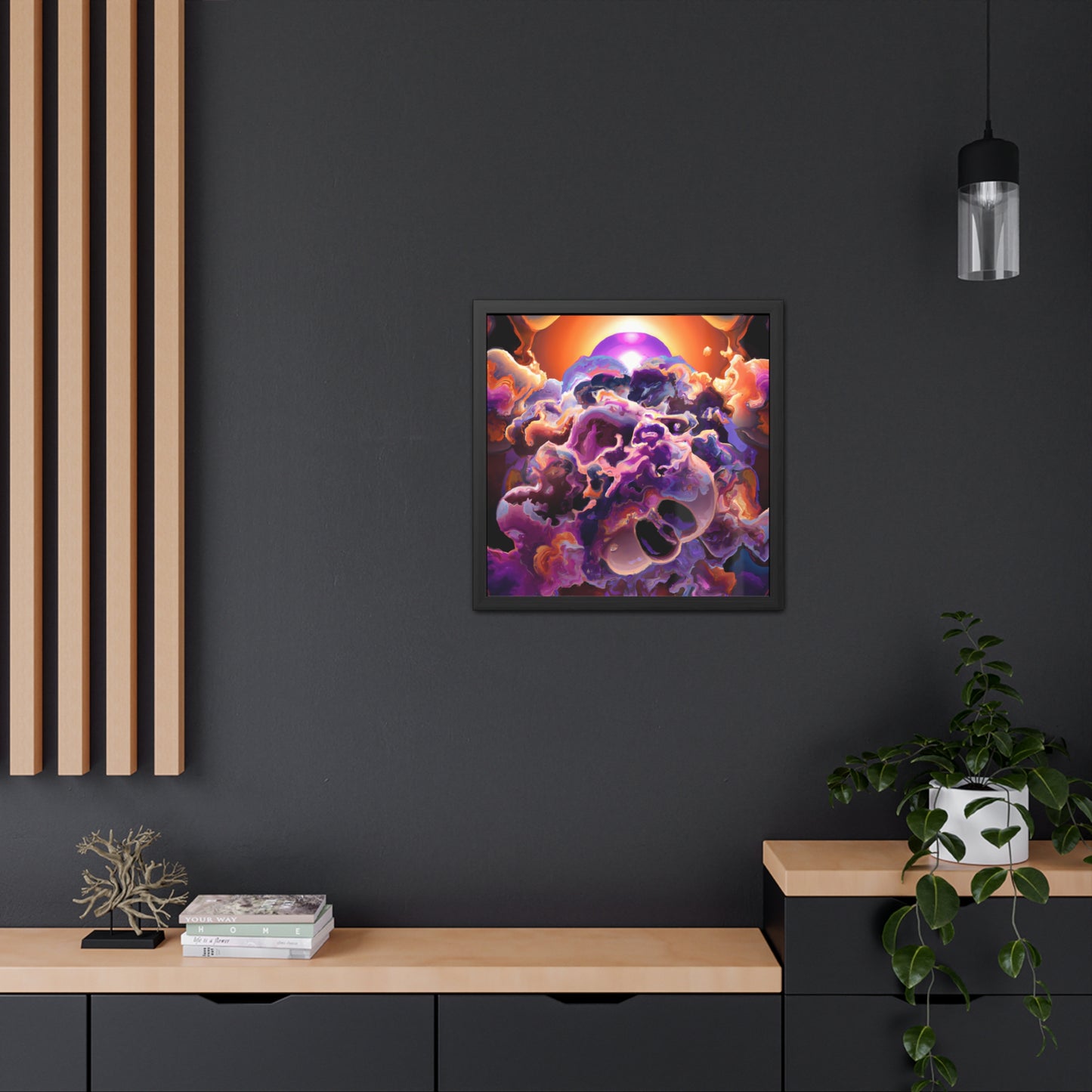 Temporal Flux 11 - on Framed Print