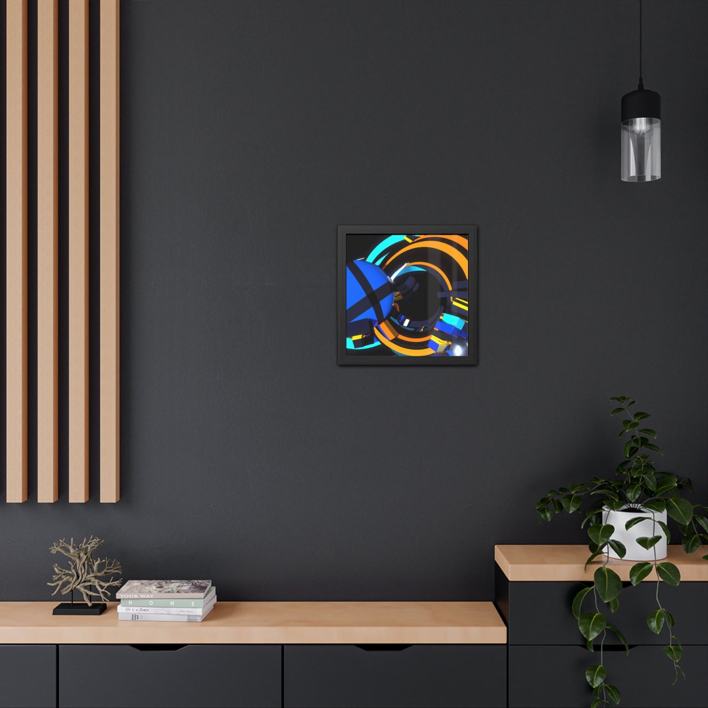 Temporal Flux 3 - on Framed Print