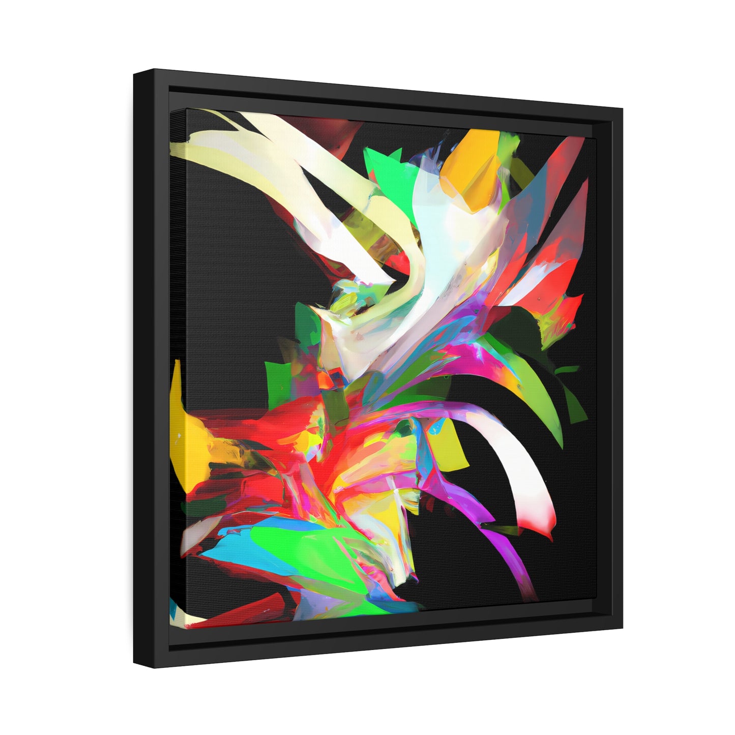 Fabstract 8 - on Framed Canvas