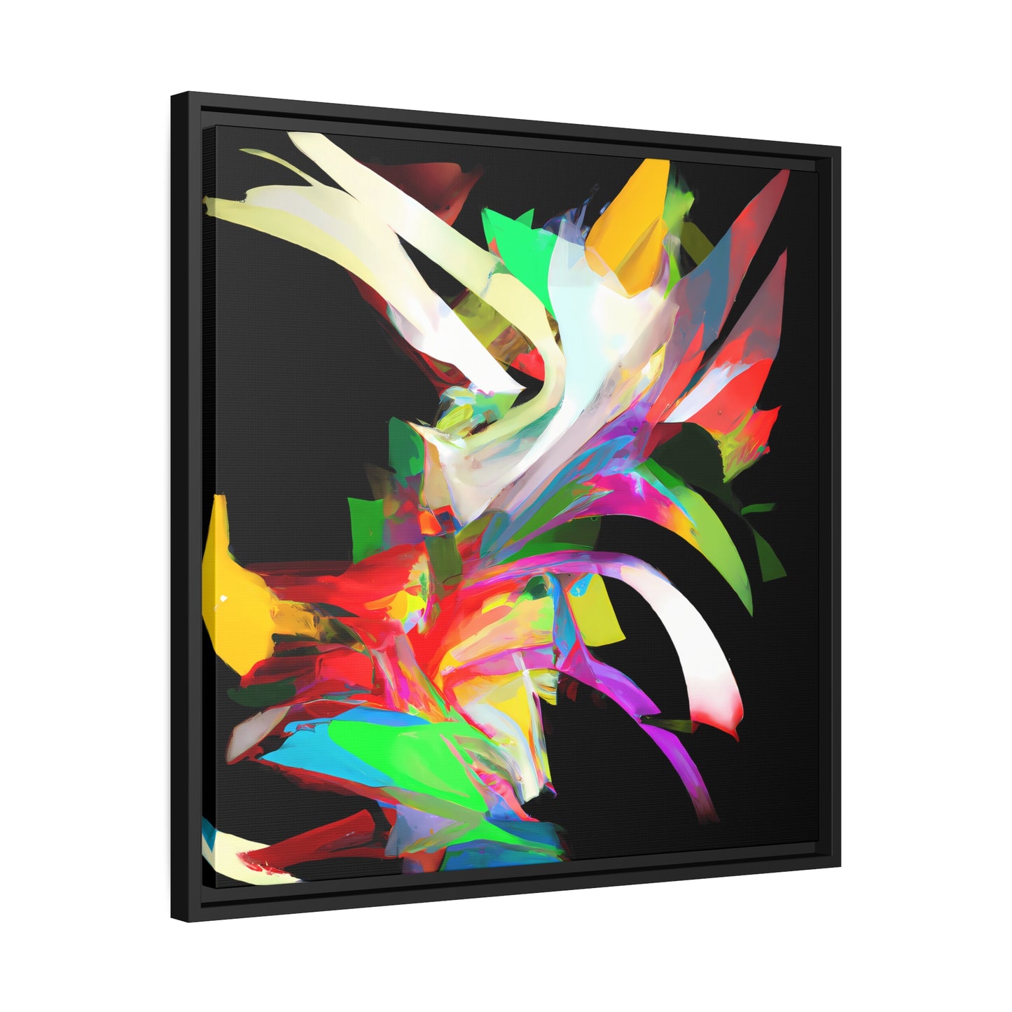 Fabstract 8 - on Framed Canvas