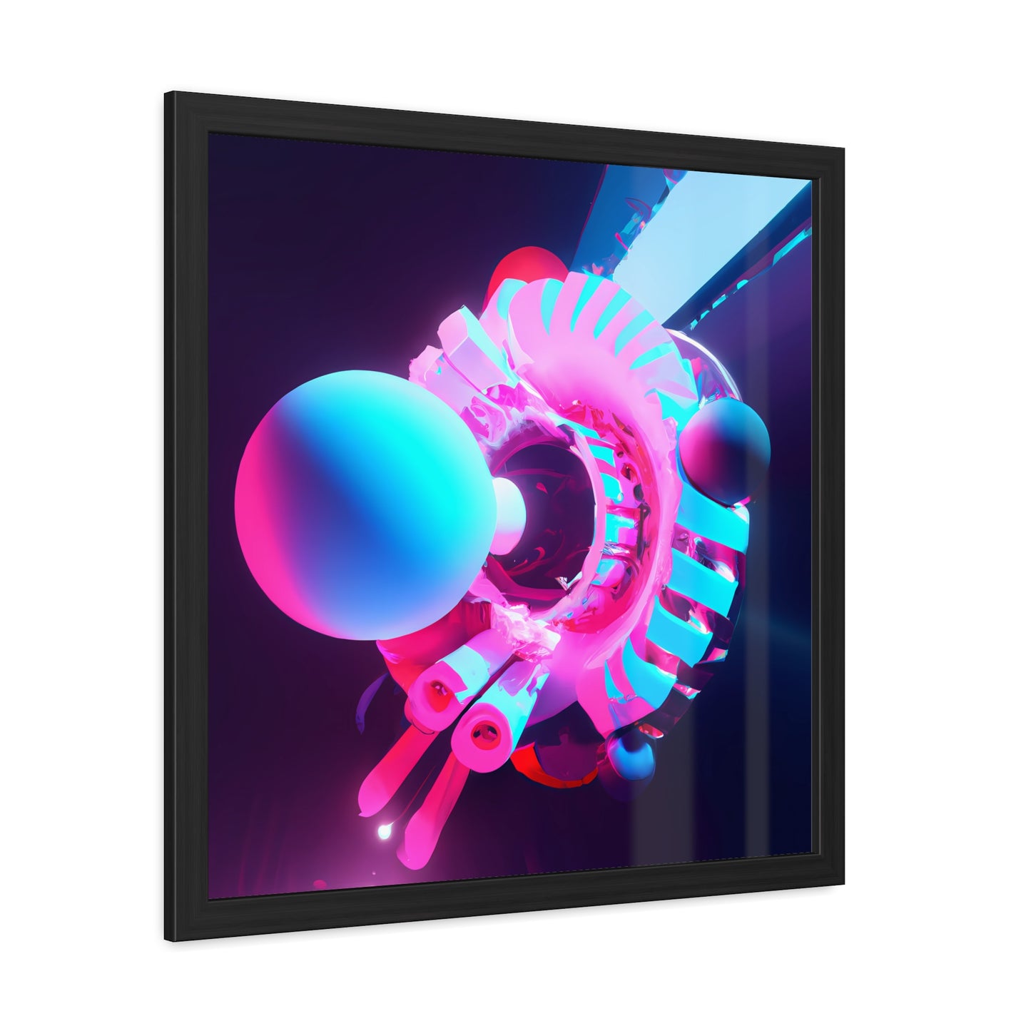 Temporal Flux 5 - on Framed Print