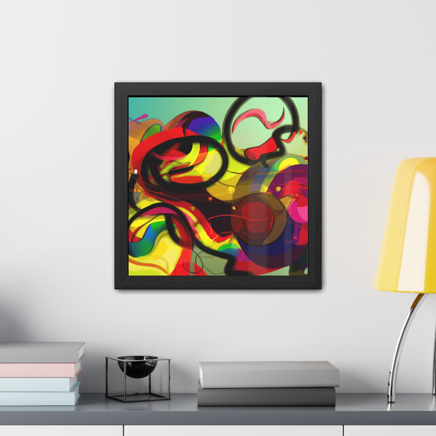 Fabstract 31 - on Framed Print