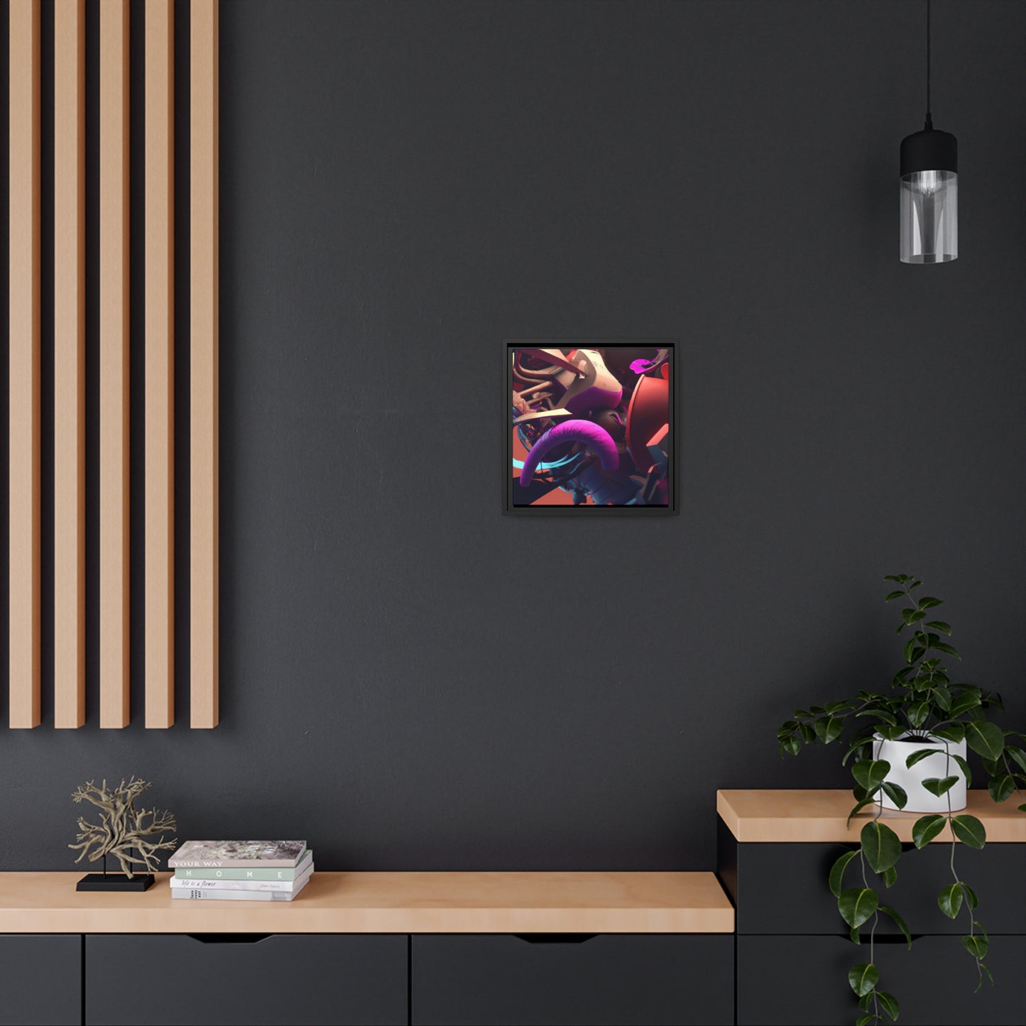 Temporal Flux 3 - on Framed Canvas