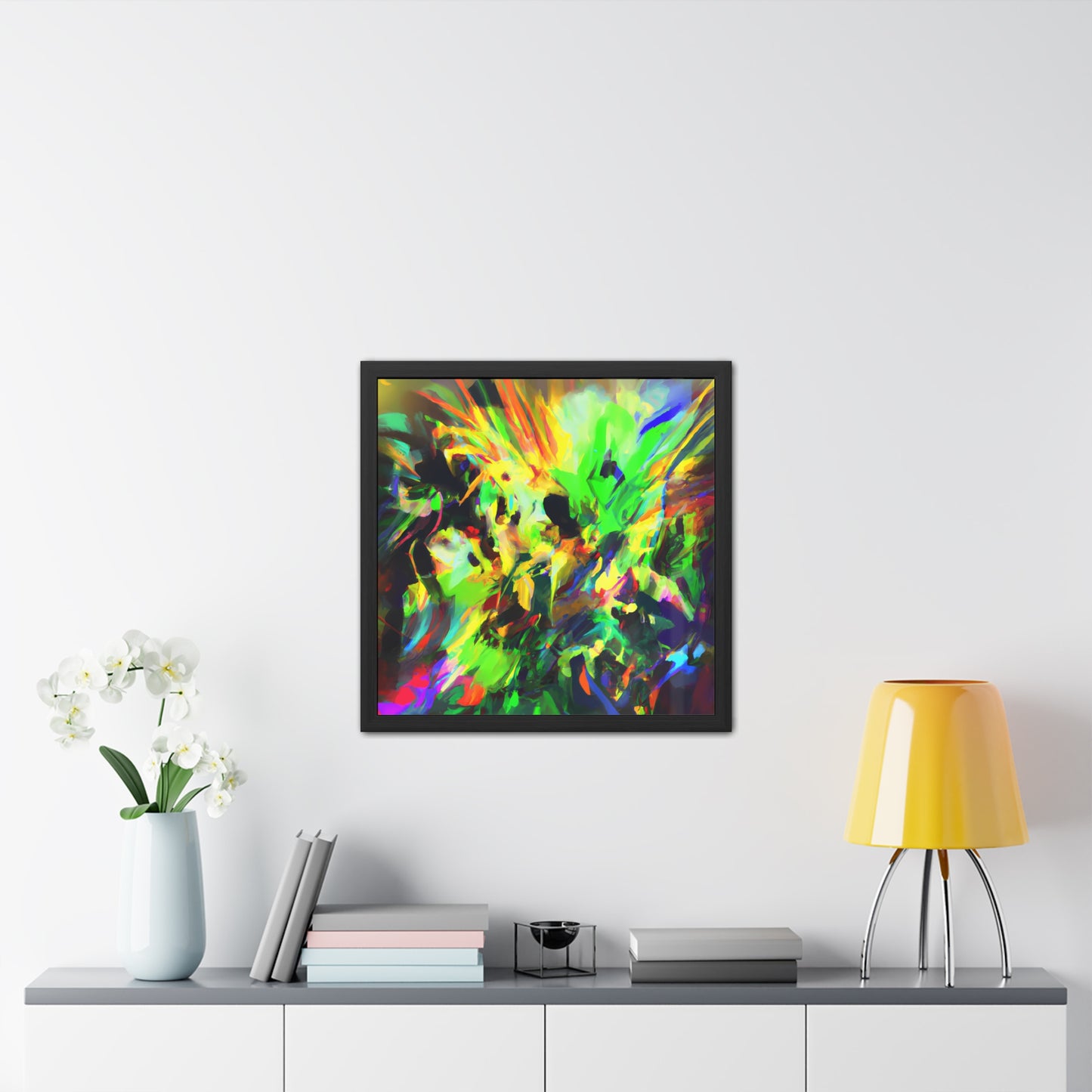 Fabstract 85 - on Framed Print