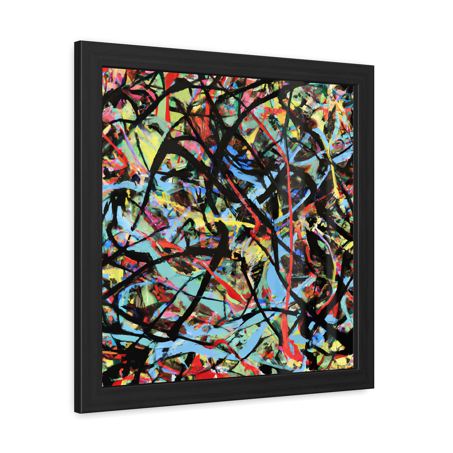 Fabstract 122 - on Framed Print