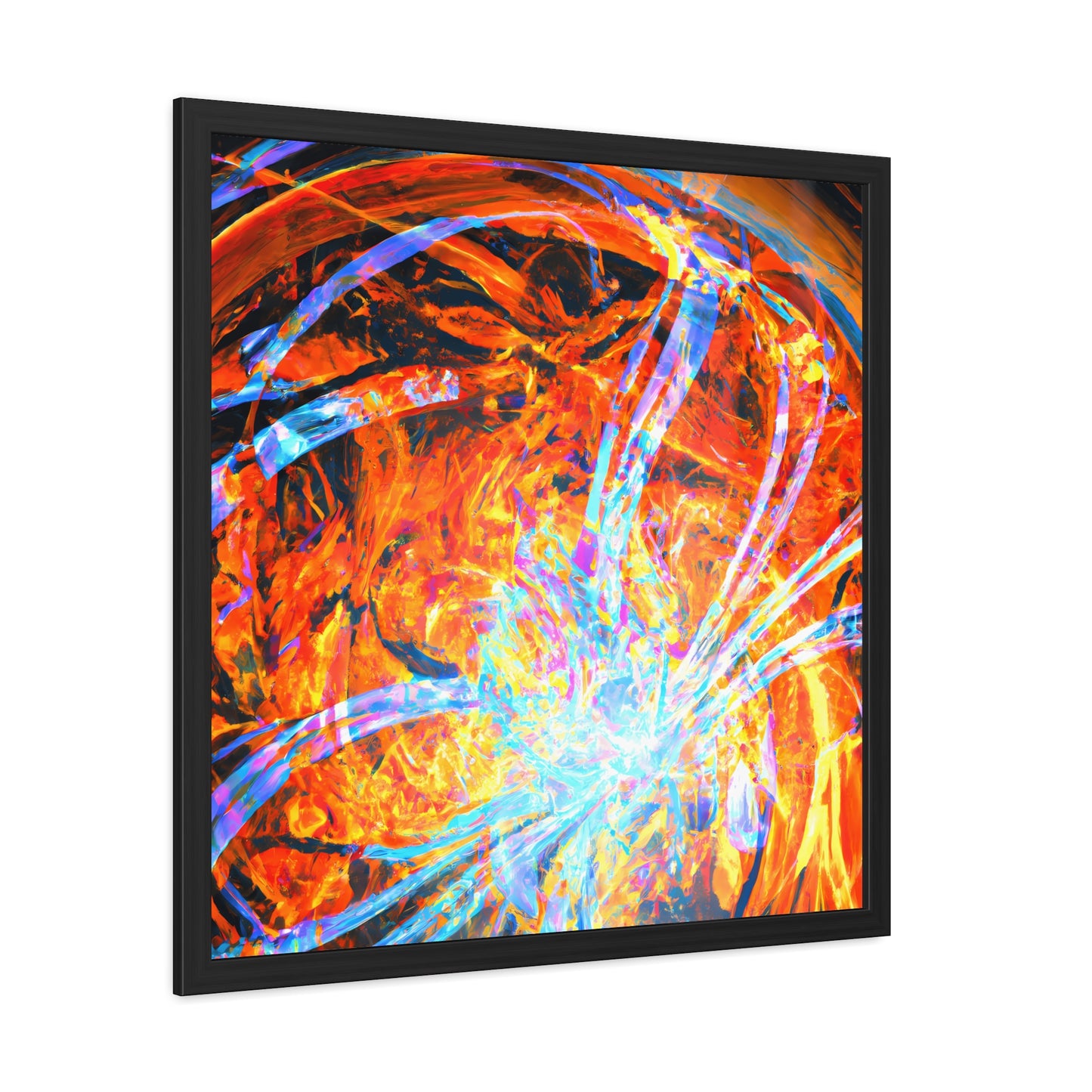 Fabstract 107 - on Framed Print