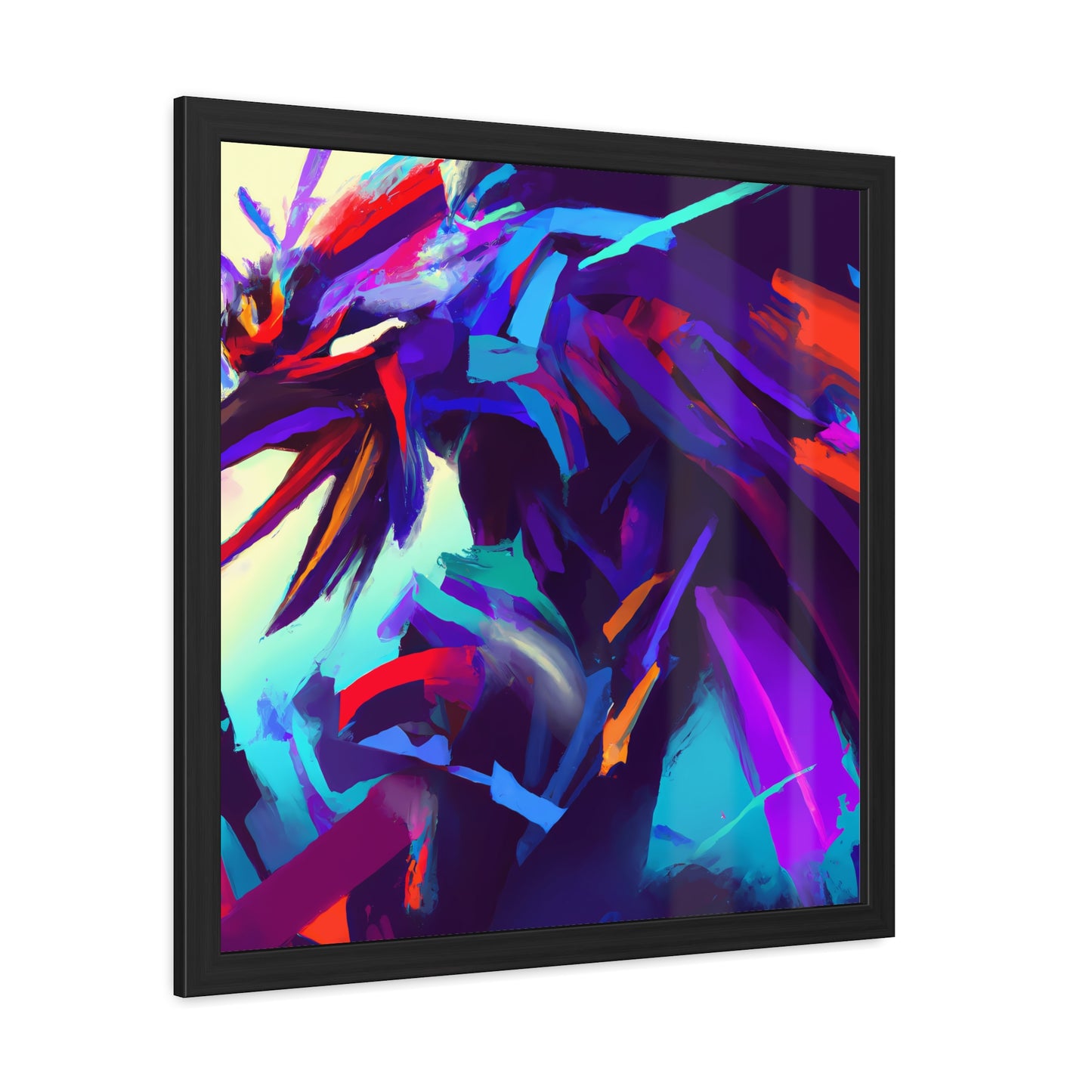 Fabstract 51 - on Framed Print