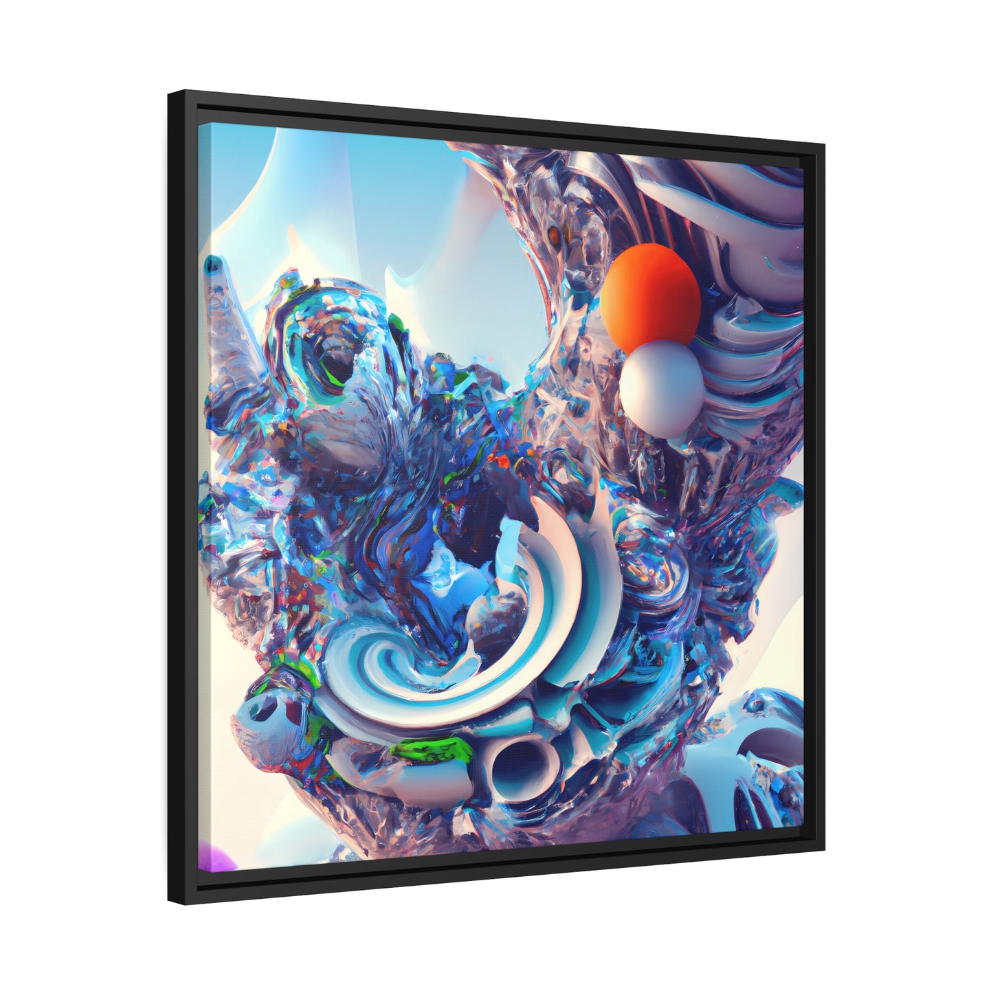 Temporal Flux 2 - on Framed Canvas