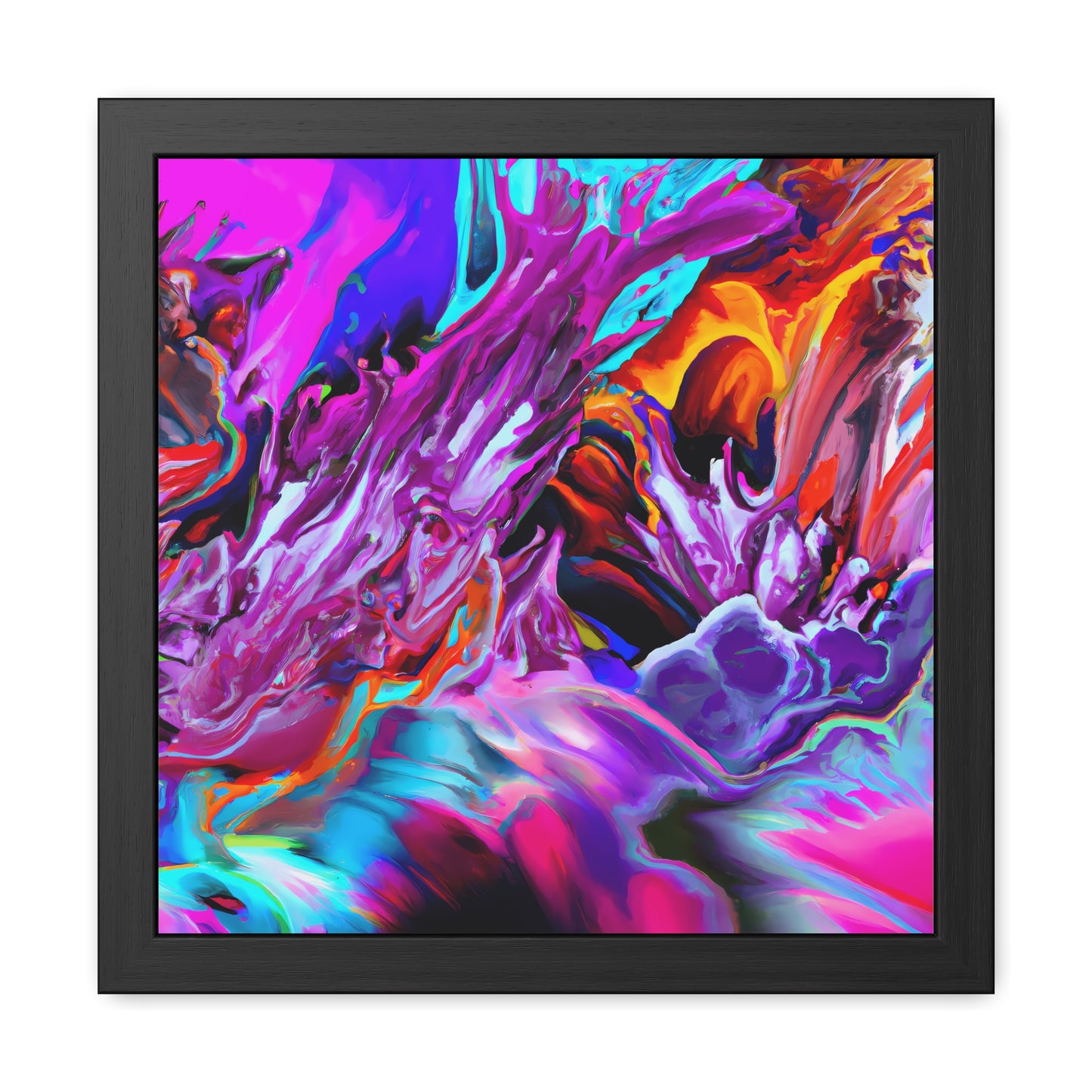 Fabstract 87 - on Framed Print