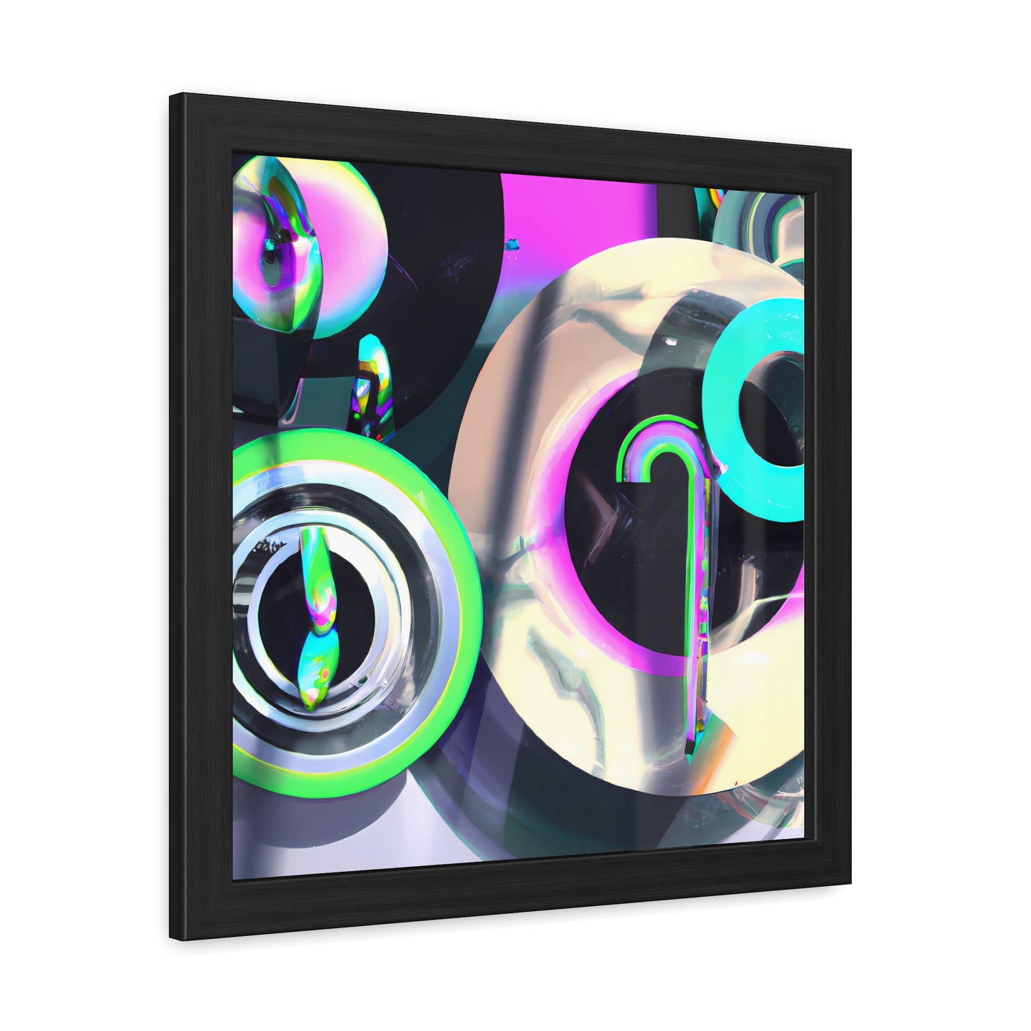 Neon Nexus 7 - on Framed Print