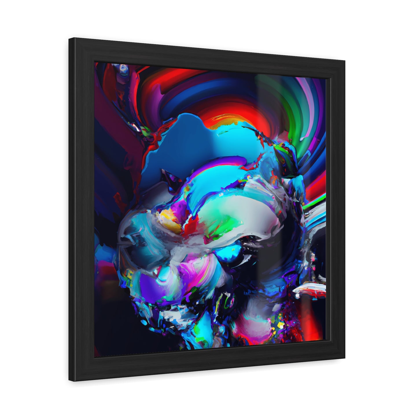 Neon Nexus 4 - on Framed Print