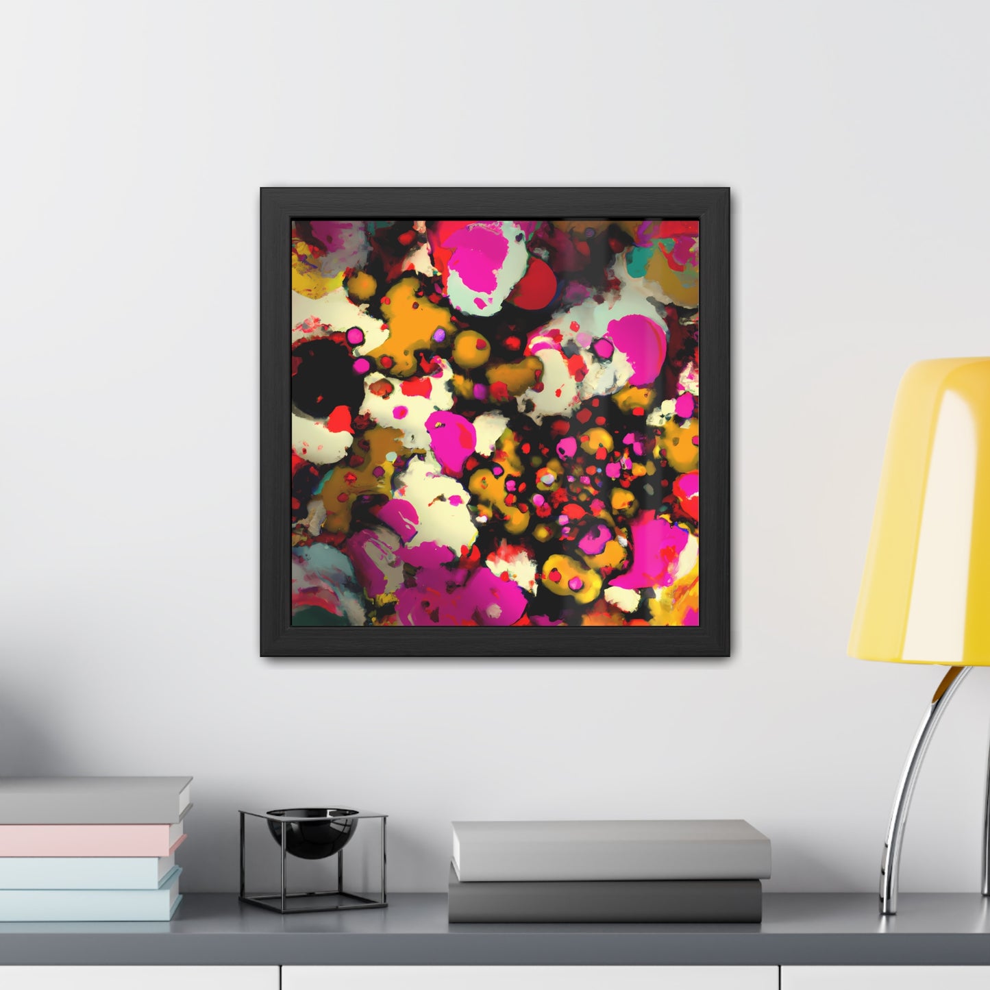 Fabstract 60 - on Framed Print