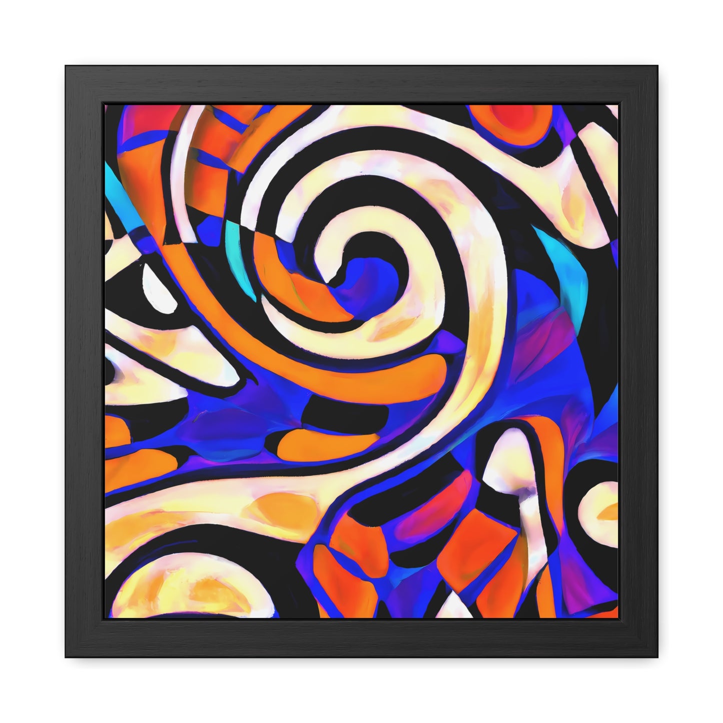 Fabstract 21 - on Framed Print