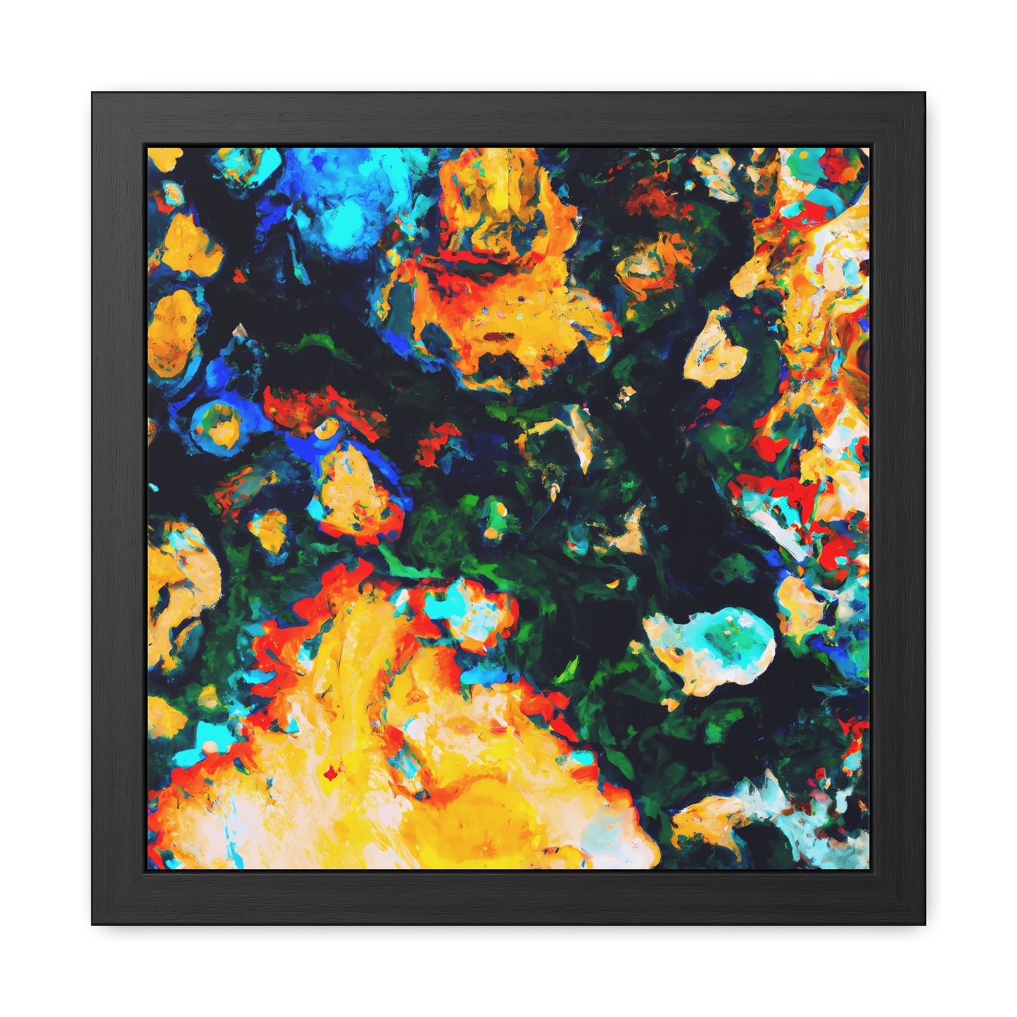 Fabstract 89 - on Framed Print