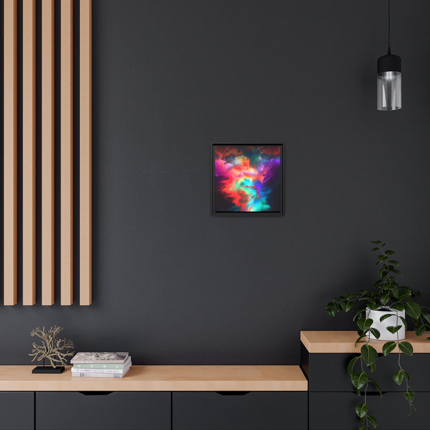 Quantum Euphoria 18 - on Framed Canvas