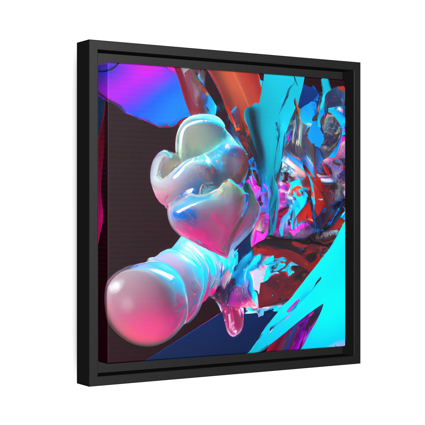 Temporal Flux 18 - on Framed Canvas