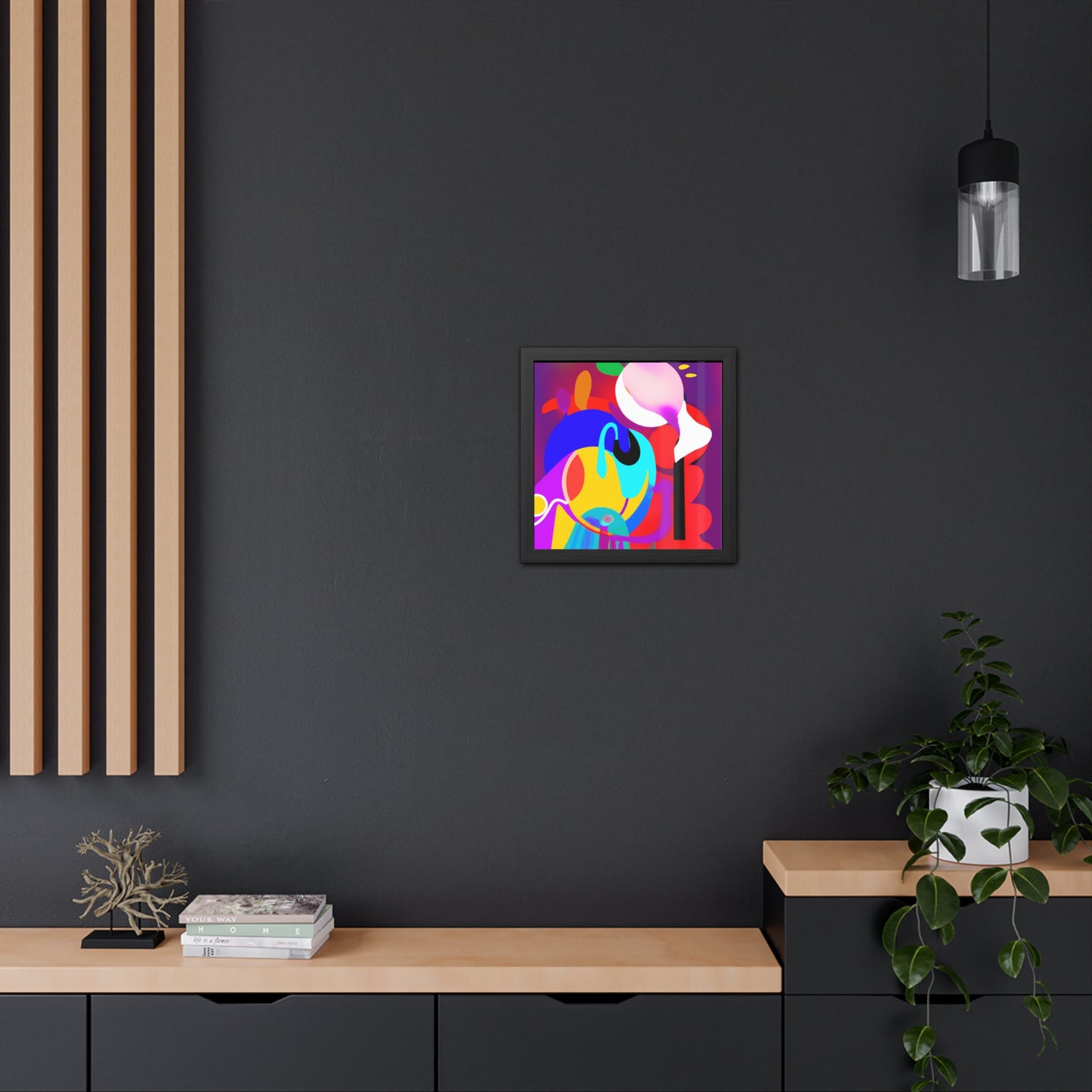 Fabstract 9 - on Framed Print