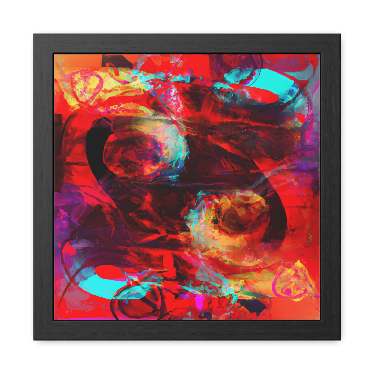 Fabstract 117 - on Framed Print