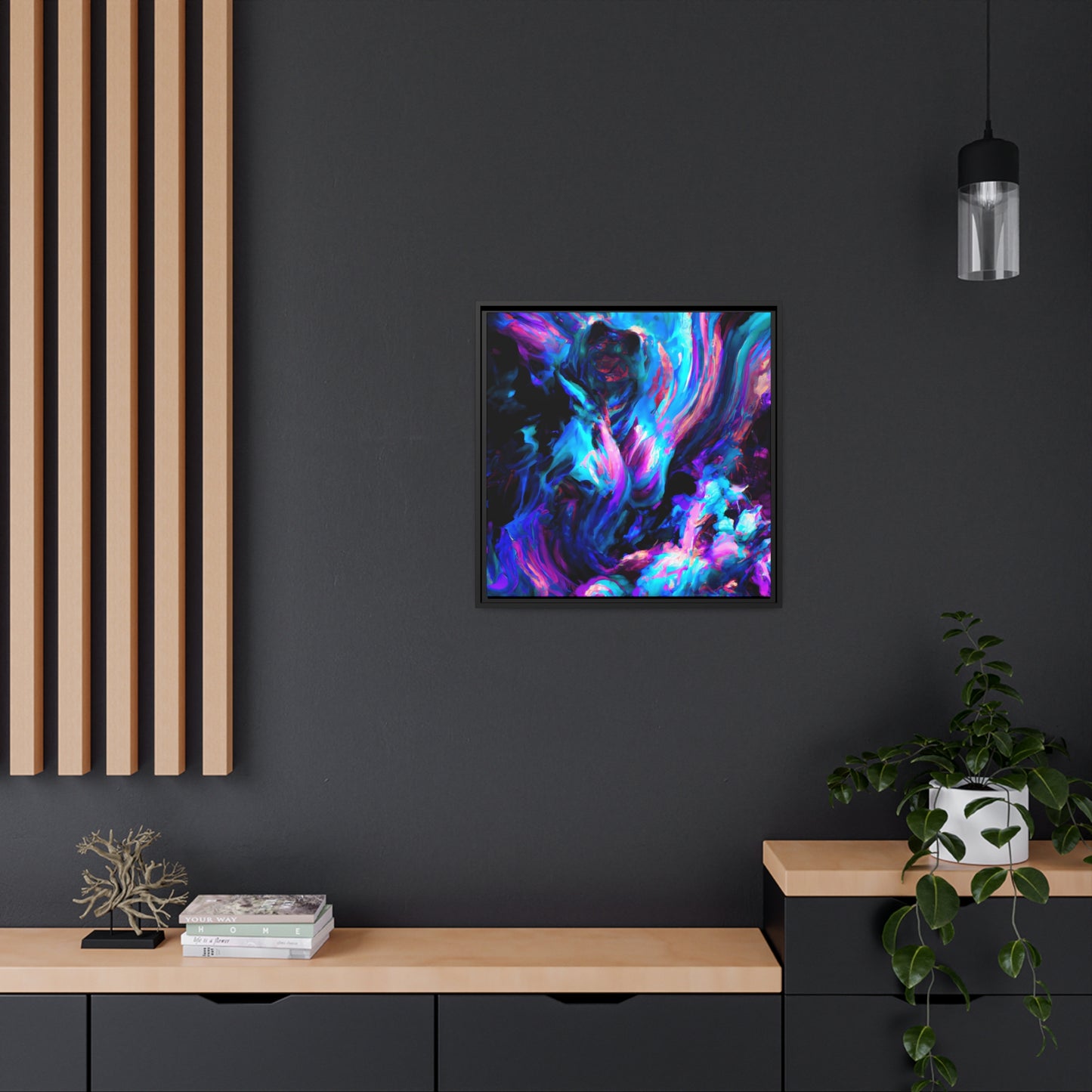 Quantum Euphoria 12 - on Framed Canvas