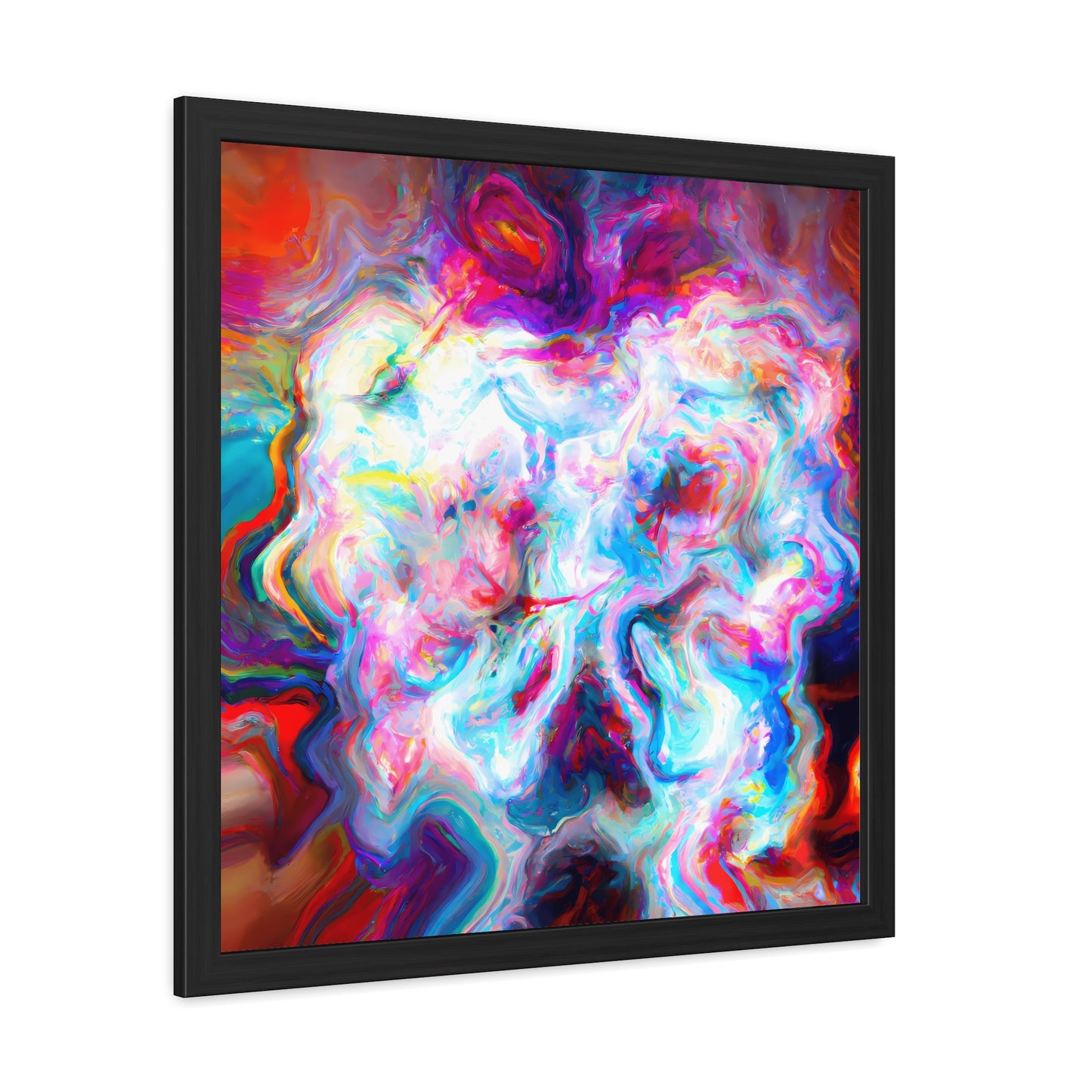 Fabstract 105 - on Framed Print