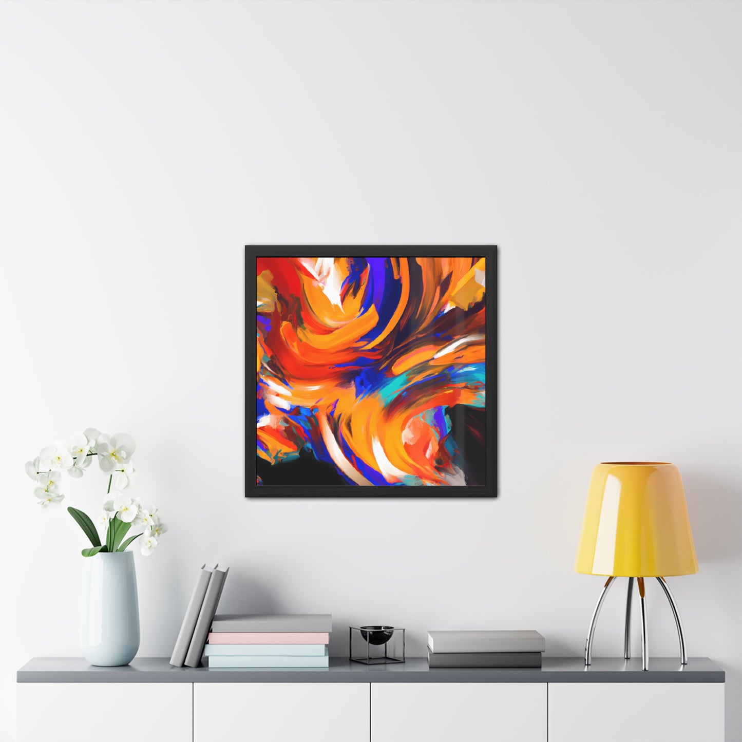 Fabstract 56 - on Framed Print