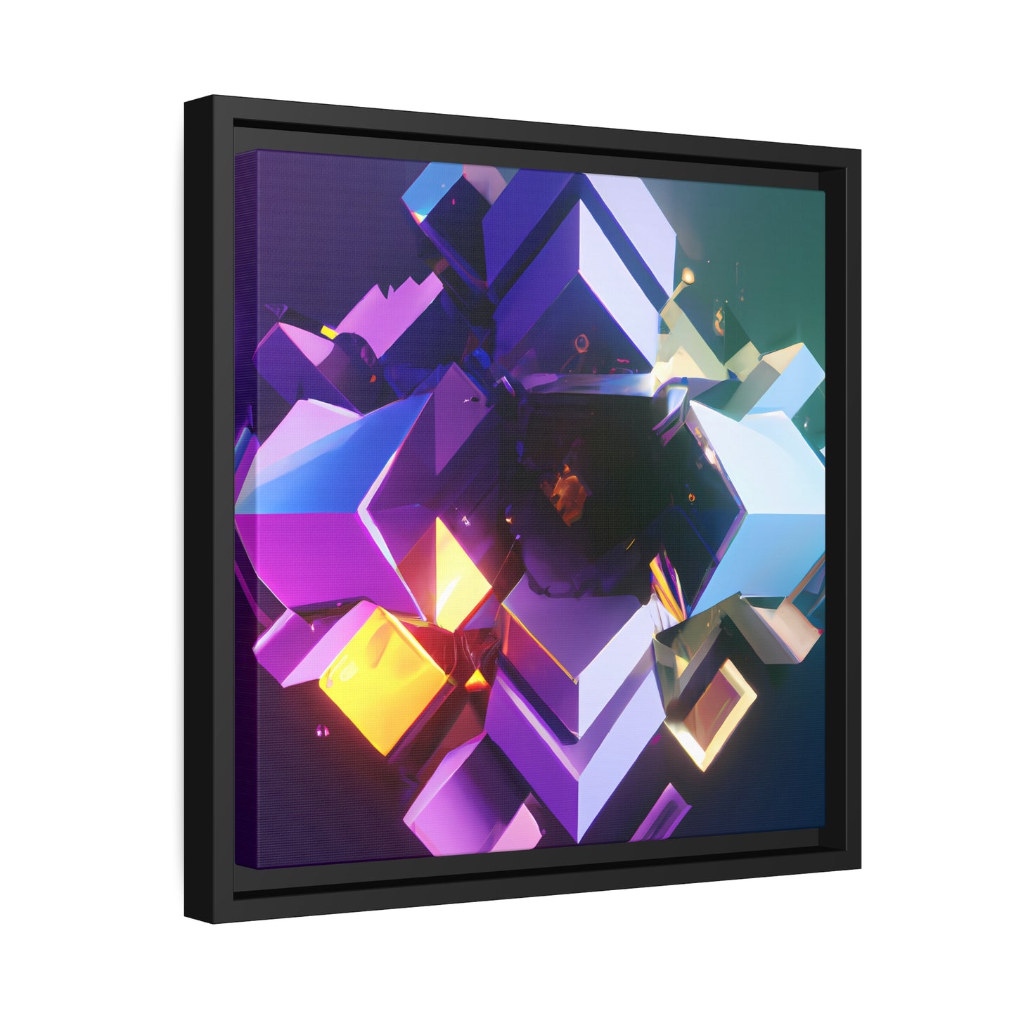 Temporal Flux 14 - on Framed Canvas