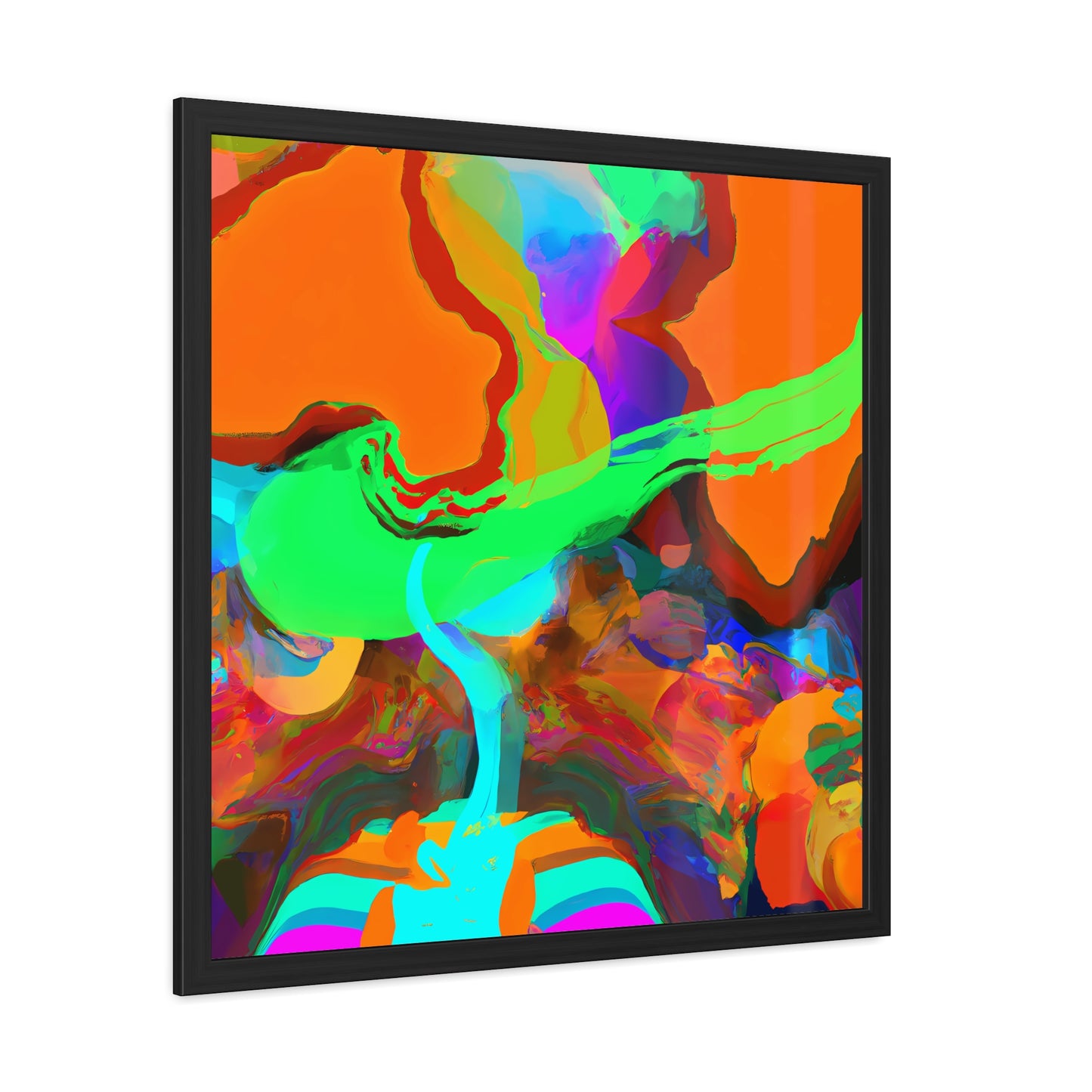 Fabstract 23 - on Framed Print