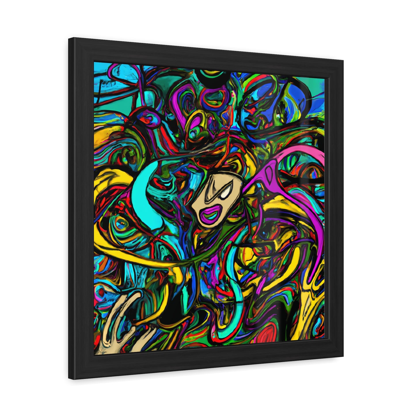 Fabstract 82 - on Framed Print