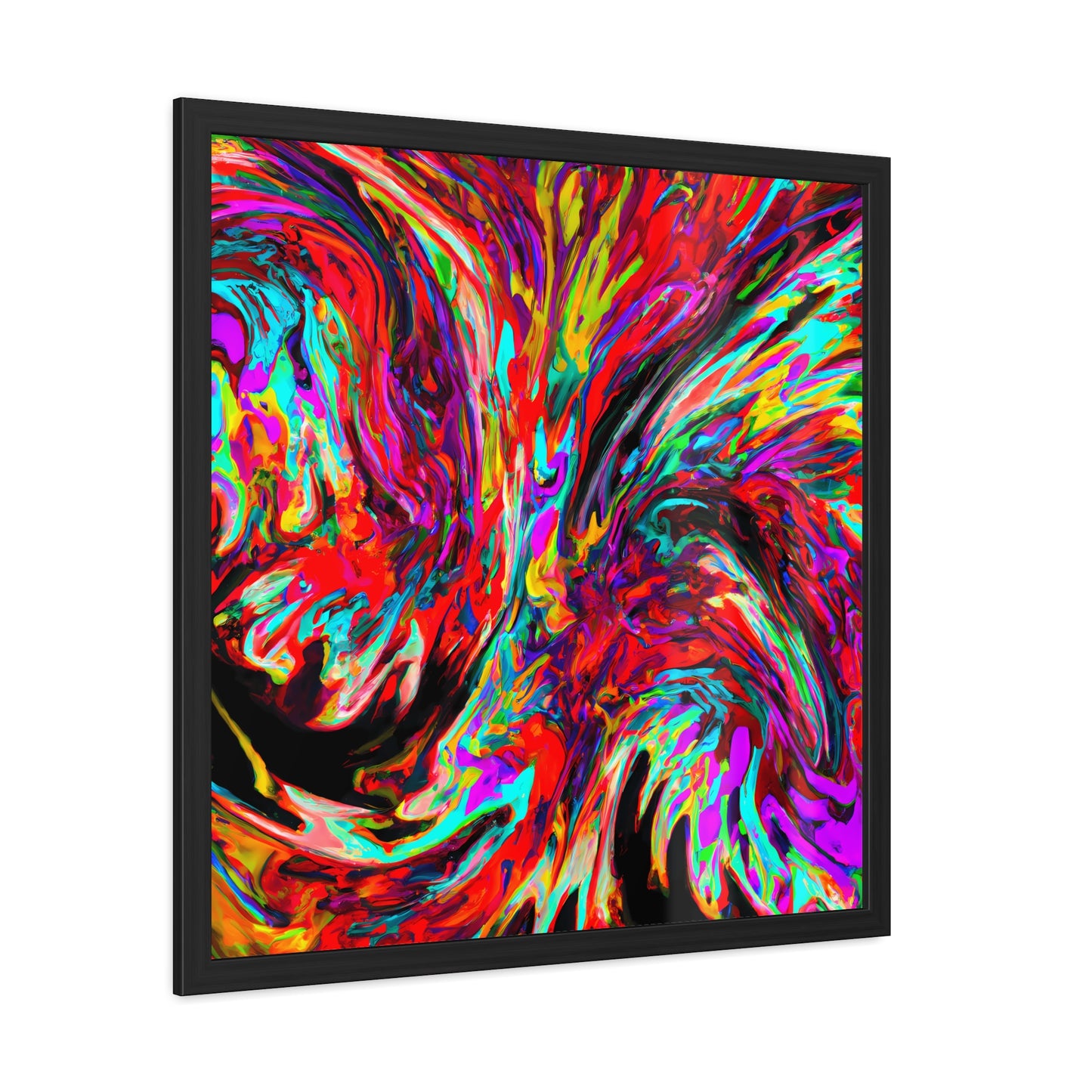 Fabstract 114 - on Framed Print