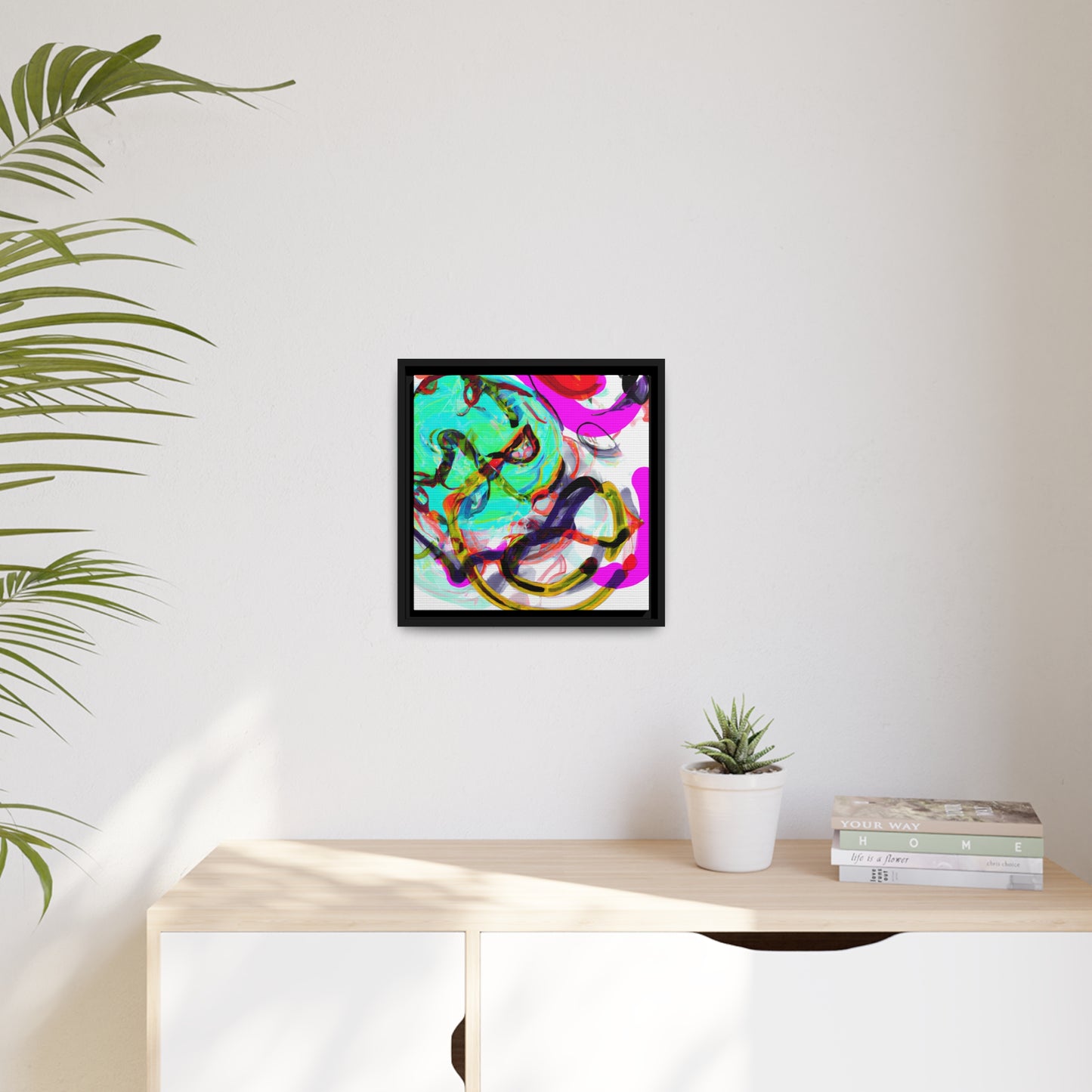 Future Graffiti 28 - on Framed Canvas