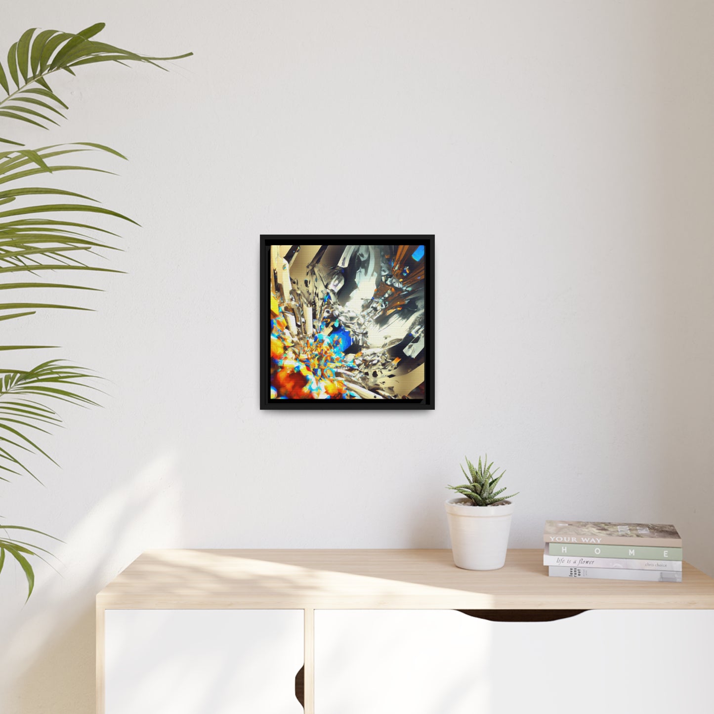 Temporal Flux 6 - on Framed Canvas