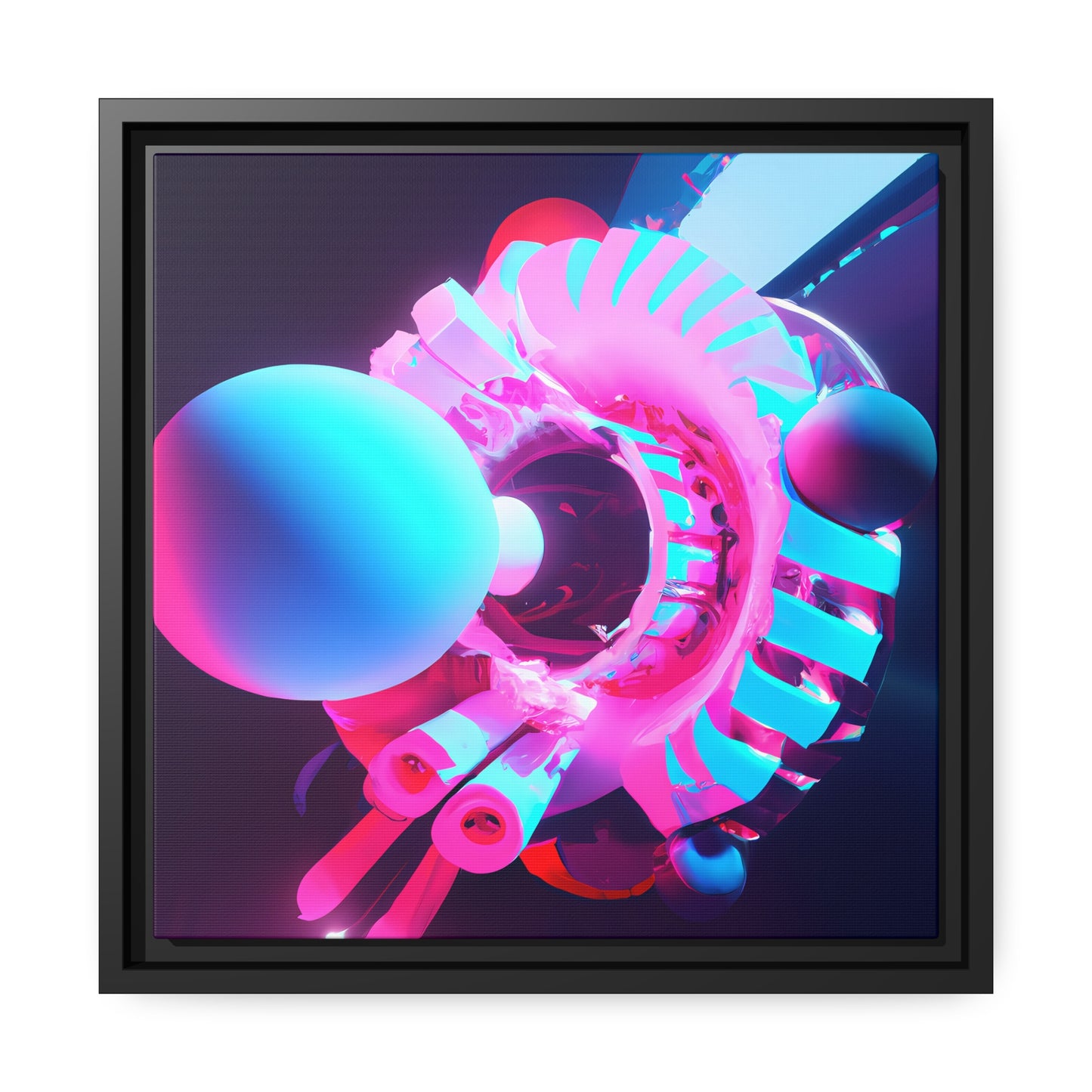 Temporal Flux 9 - on Framed Canvas