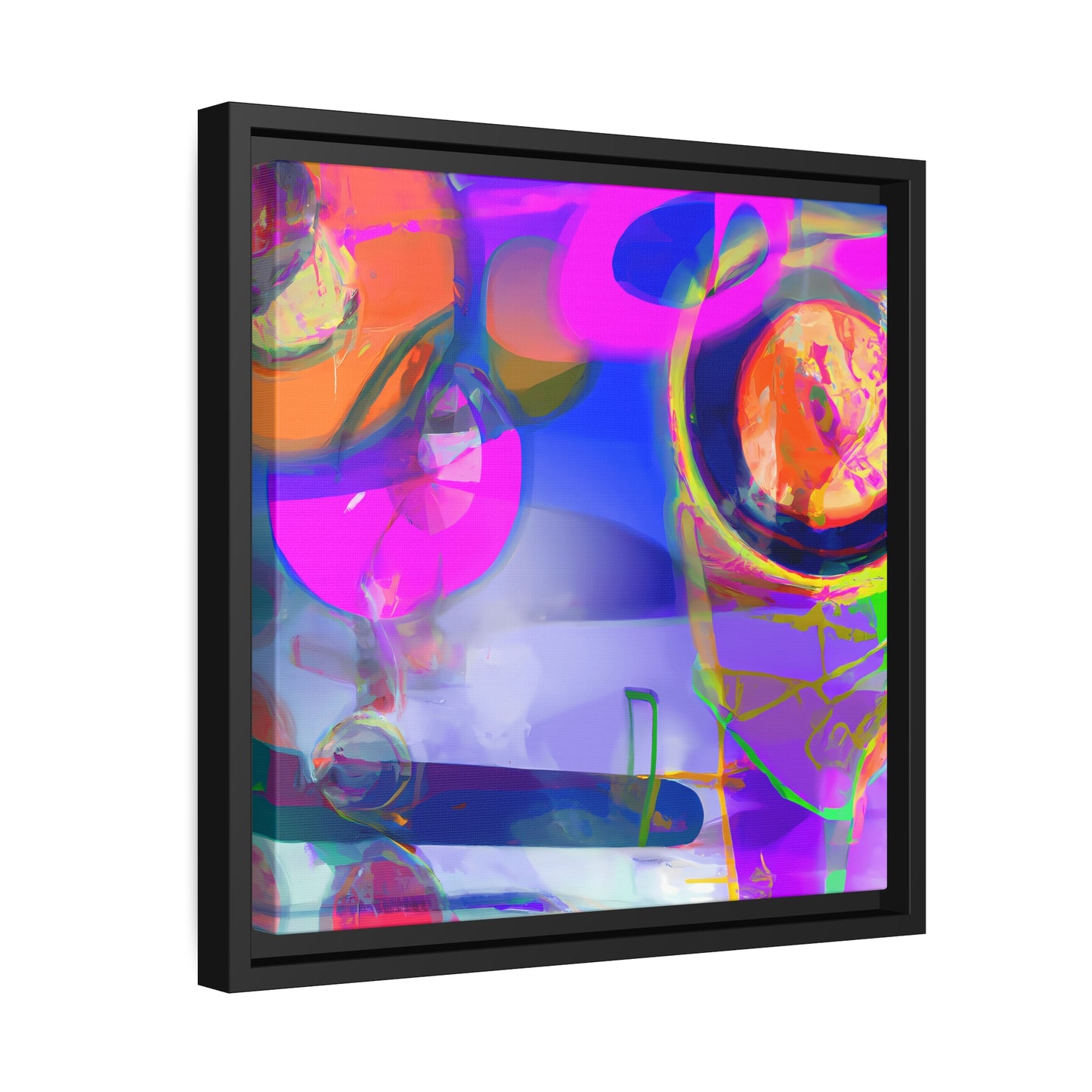 Future Graffiti 10 - on Framed Canvas