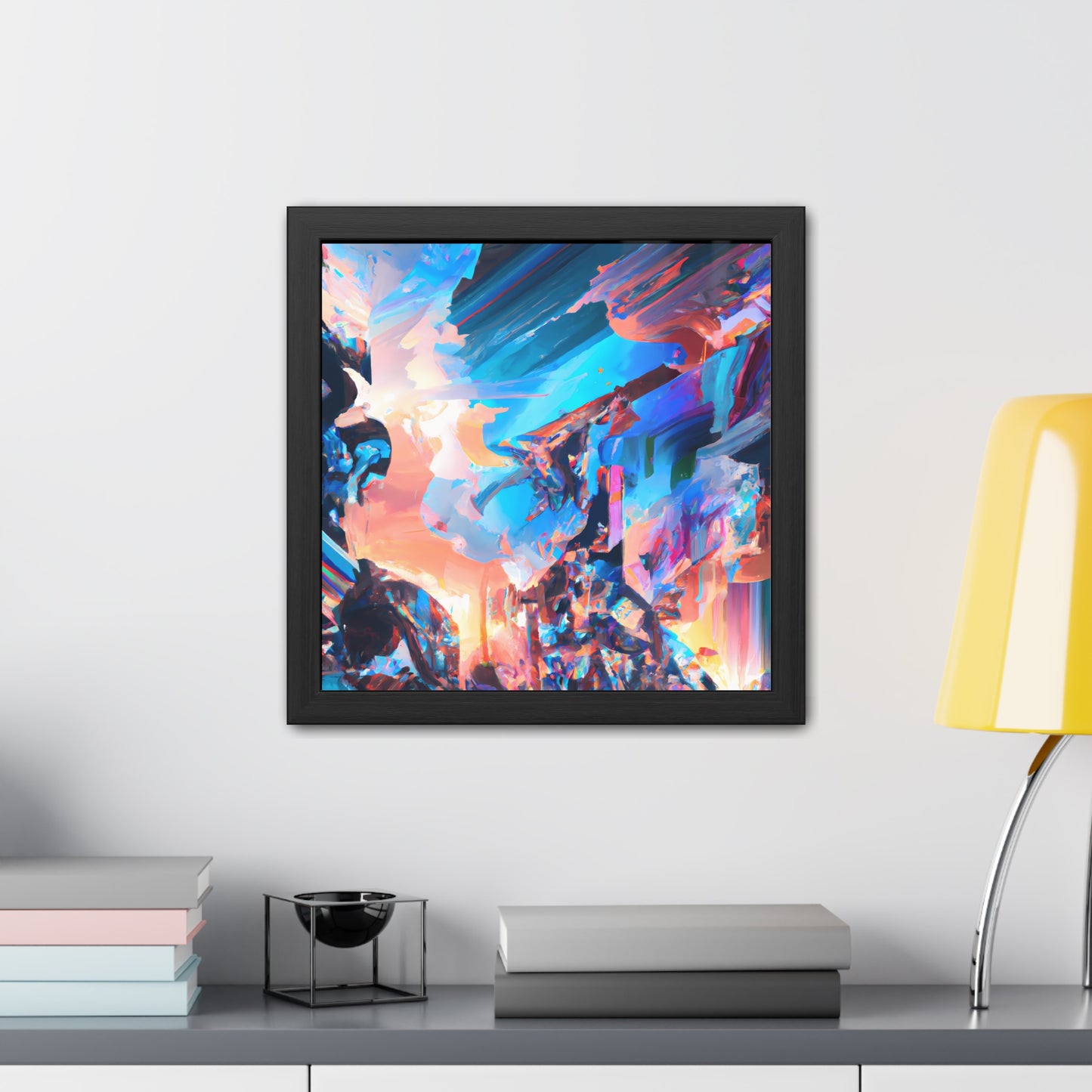 Temporal Flux 14 - on Framed Print