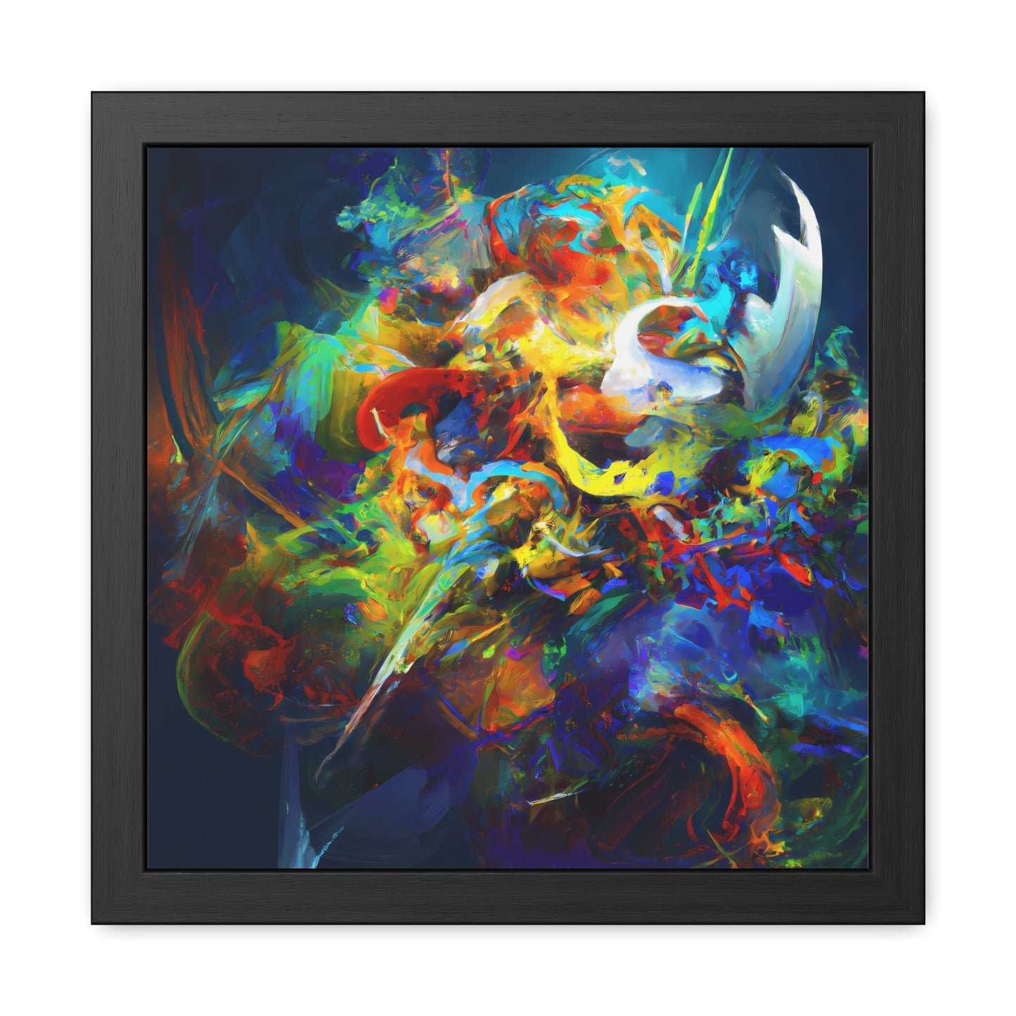 Fabstract 103 - on Framed Print