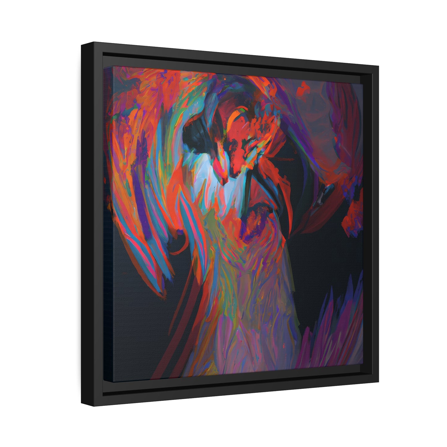 Fabstract 88 - on Framed Canvas