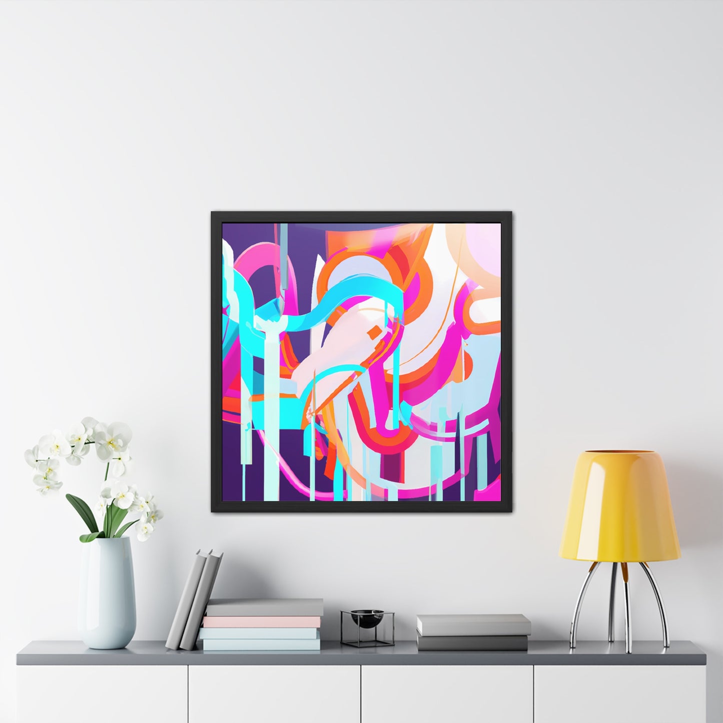 Future Graffiti 1 - on Framed Print