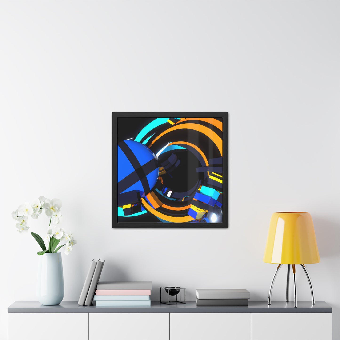 Temporal Flux 3 - on Framed Print