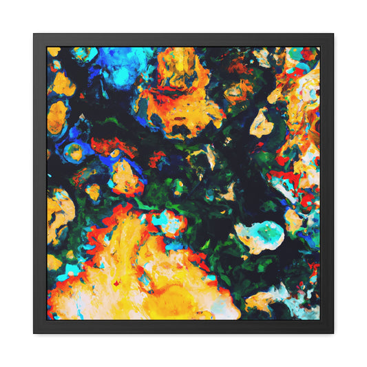 Fabstract 89 - on Framed Print