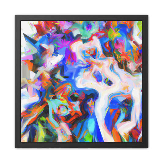 Fabstract 97 - on Framed Print