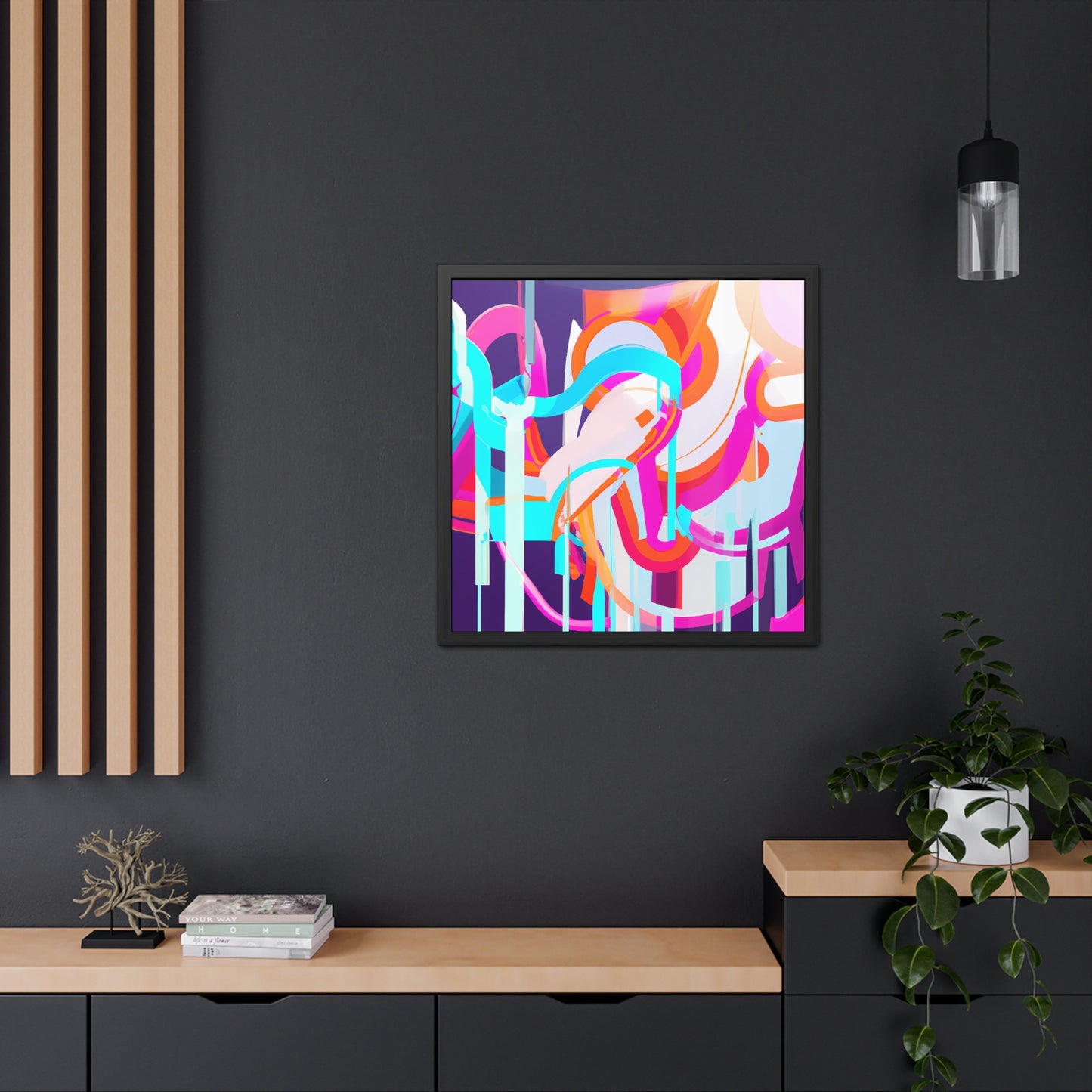 Future Graffiti 1 - on Framed Print