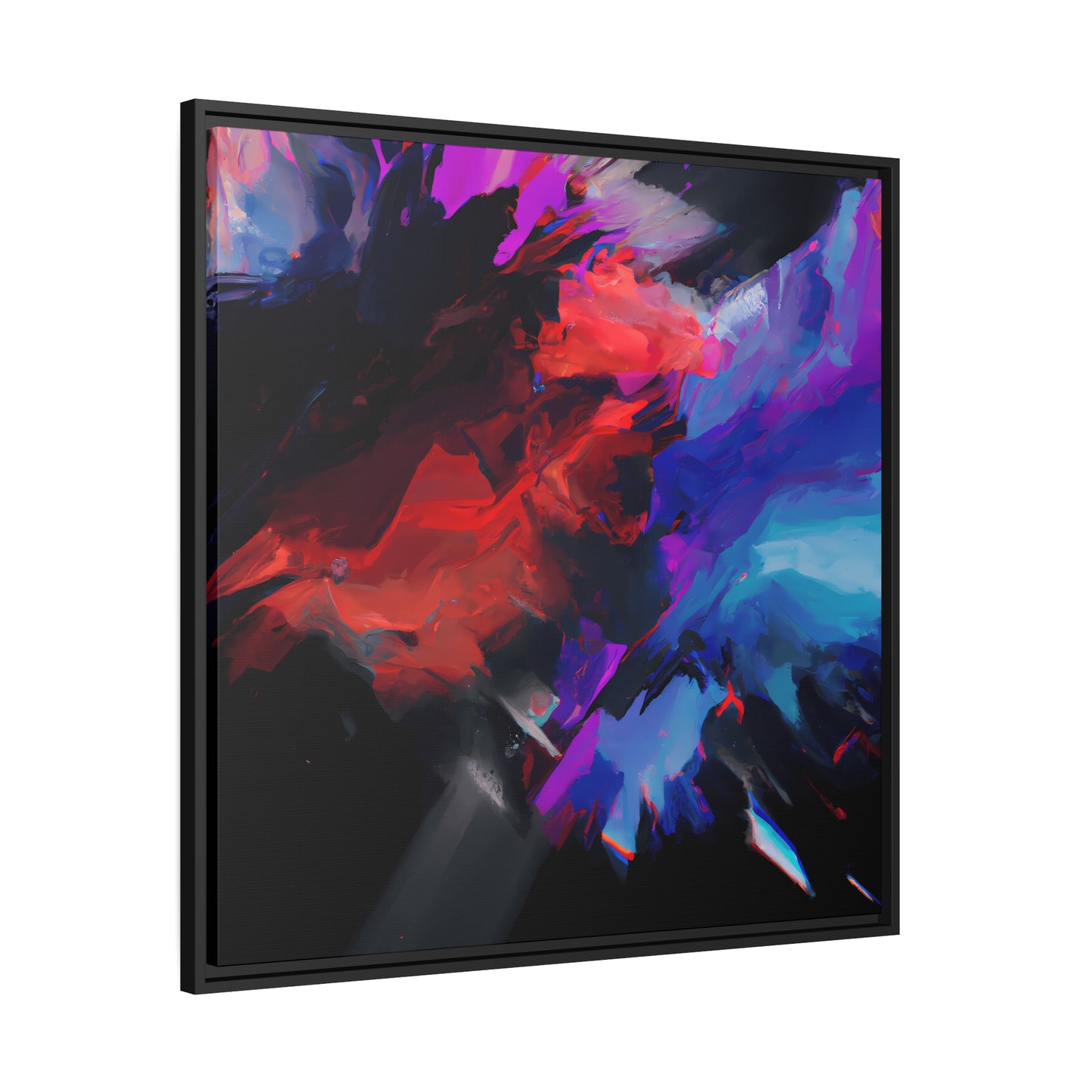 Fabstract 39 - on Framed Canvas