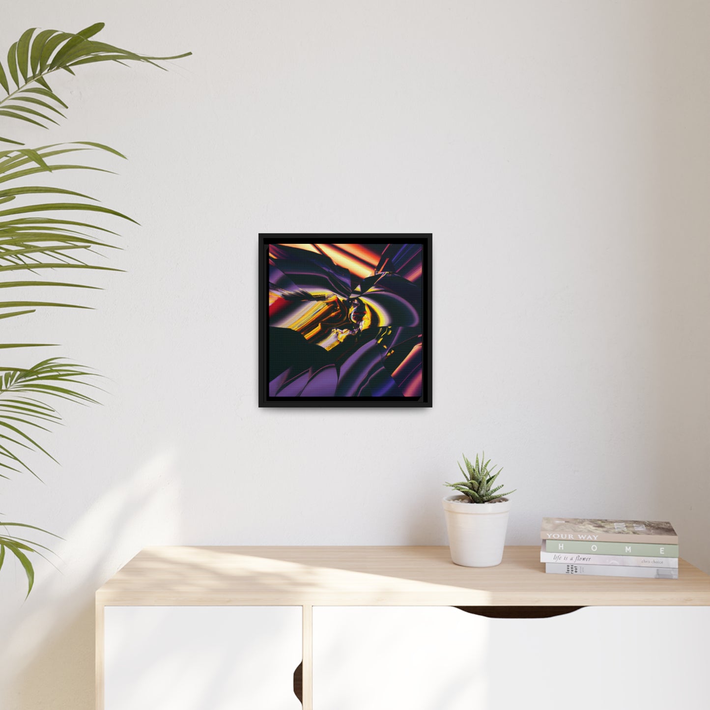 Temporal Flux 16 - on Framed Canvas