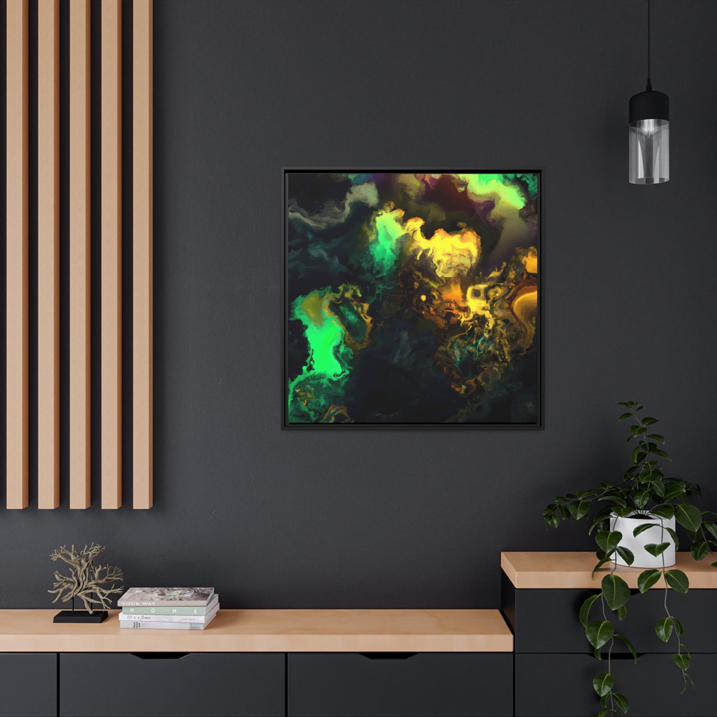 Quantum Euphoria 4 - on Framed Canvas