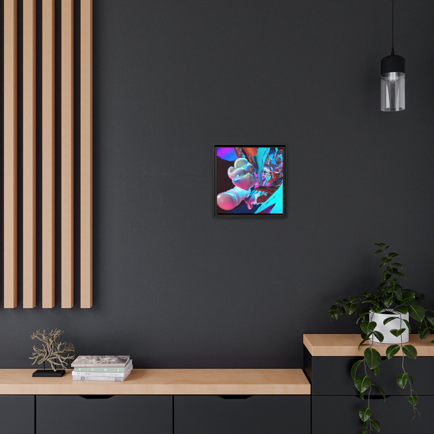 Temporal Flux 18 - on Framed Canvas